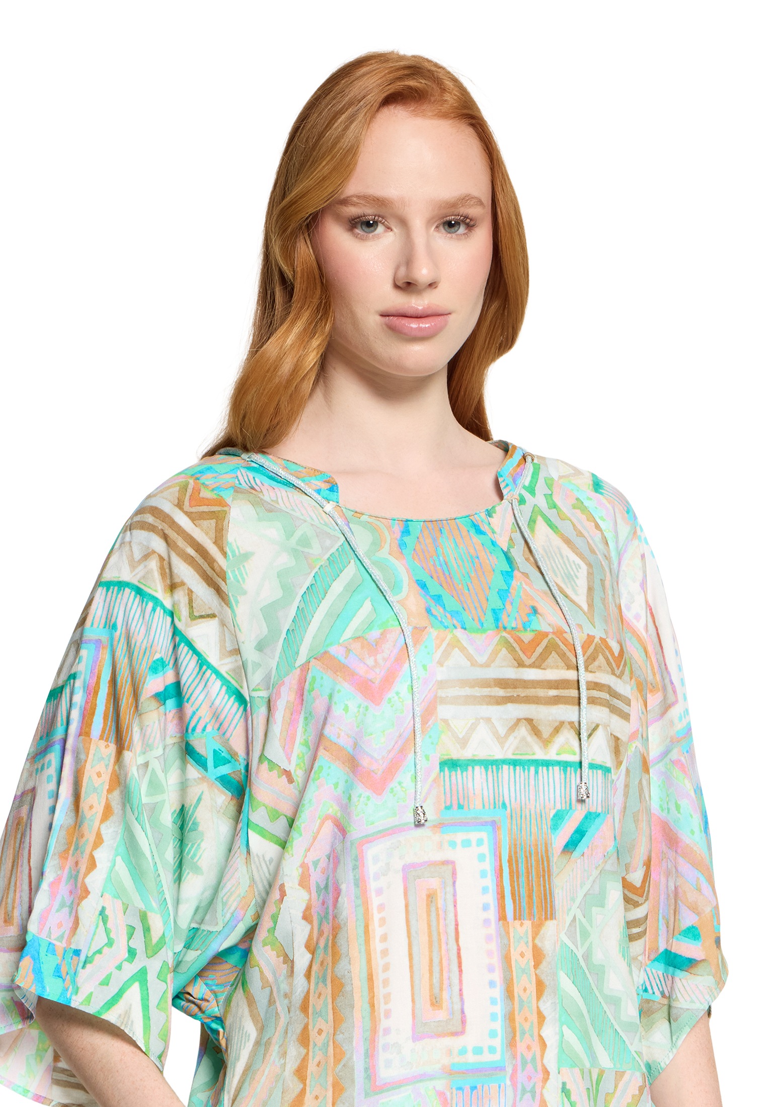 Cartoon Schlupfbluse »Damen mit Muster«