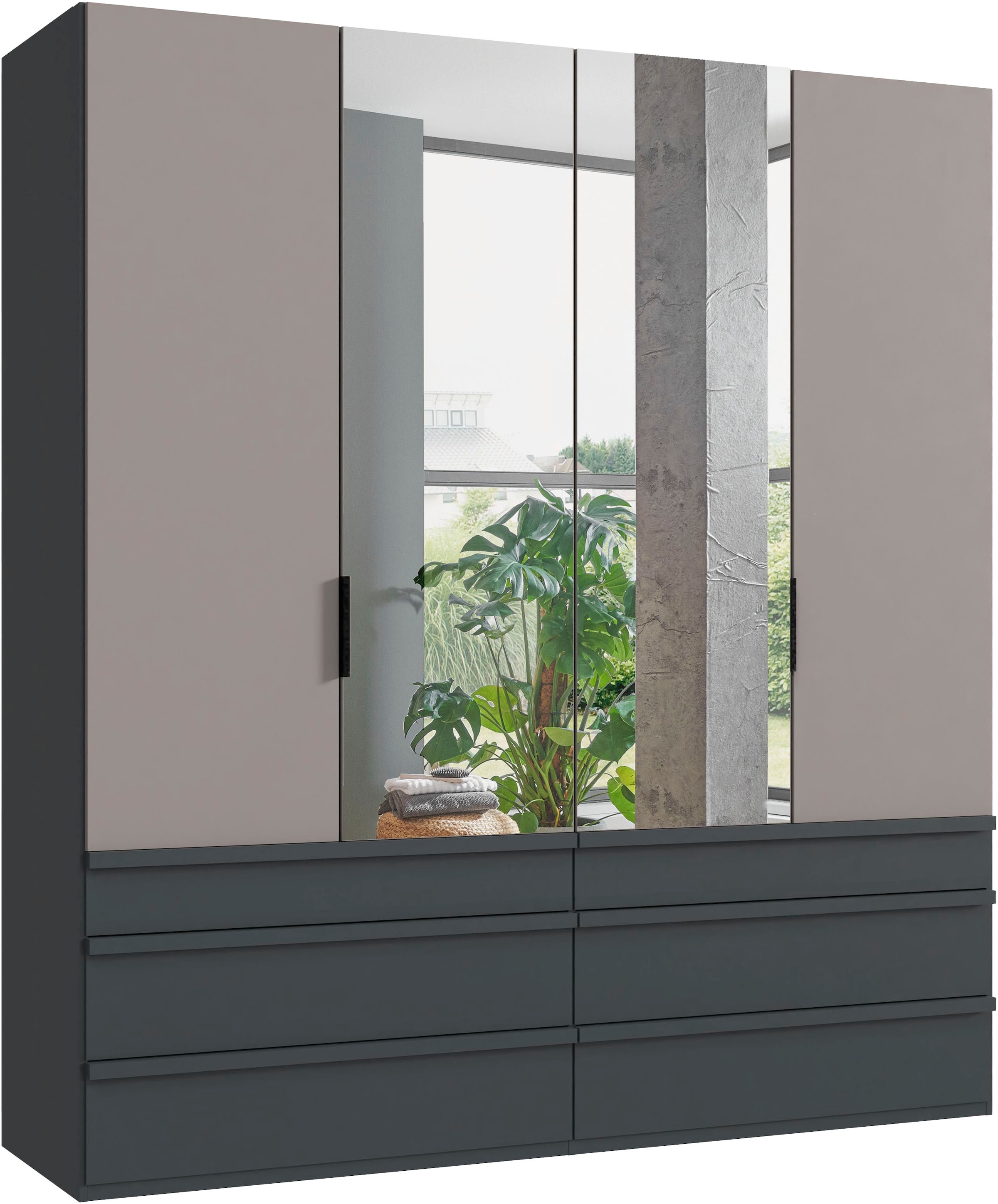 Wimex Falttürenschrank "Oxford by fresh to go, in der Breite 200cm, in 2 Hö günstig online kaufen