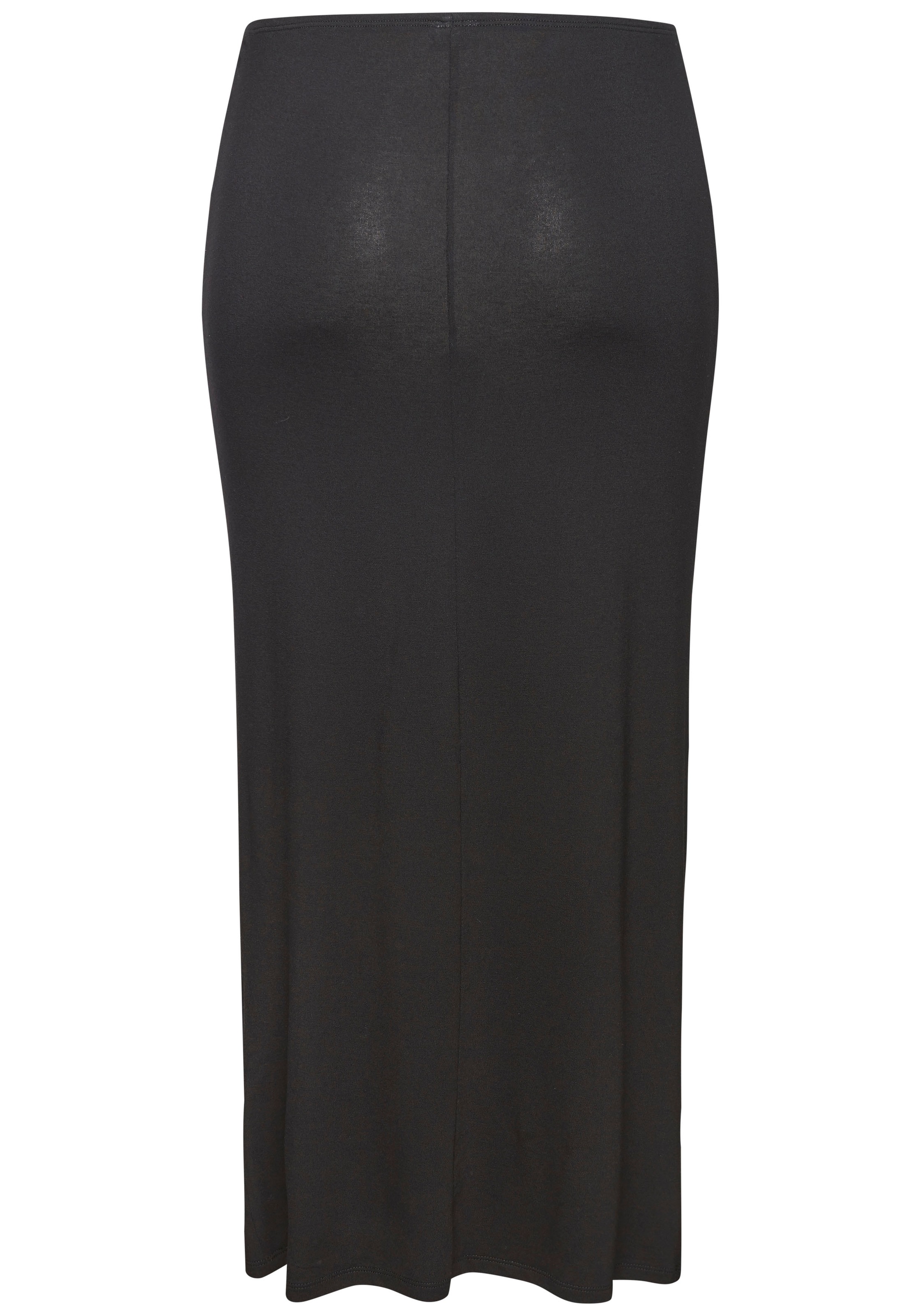 Thumbnail - LASCANA Jerseyrock mit seitlicher Raffung und Schlitz, Midirock