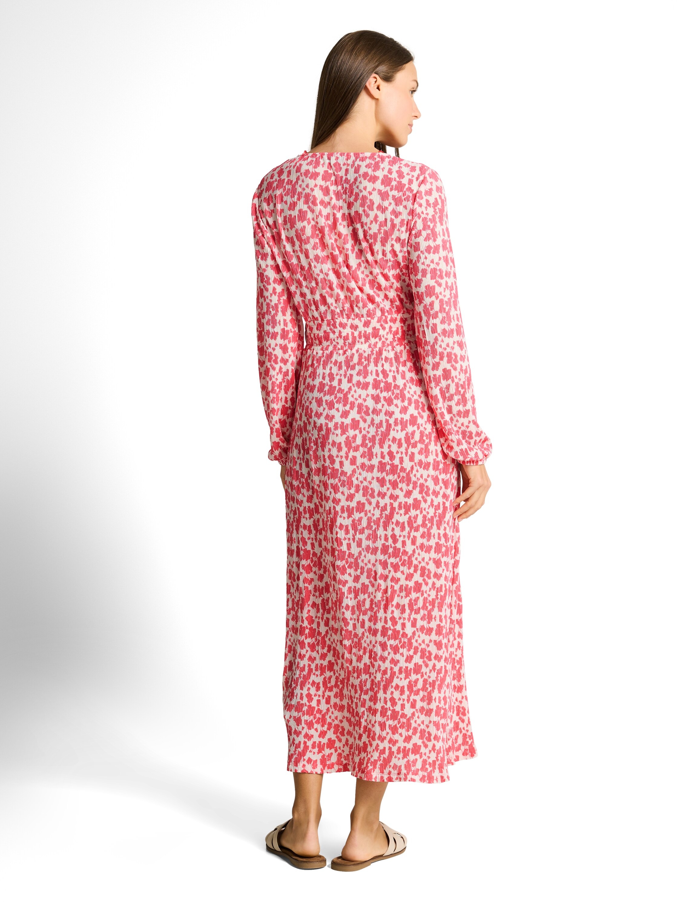 TOM TAILOR Midikleid mit All-Over Print günstig online kaufen