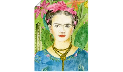 Artland Wandbild »Frida Kahlo II«, Bilder von Frauen, (1 St.), in vielen Größen &... kaufen