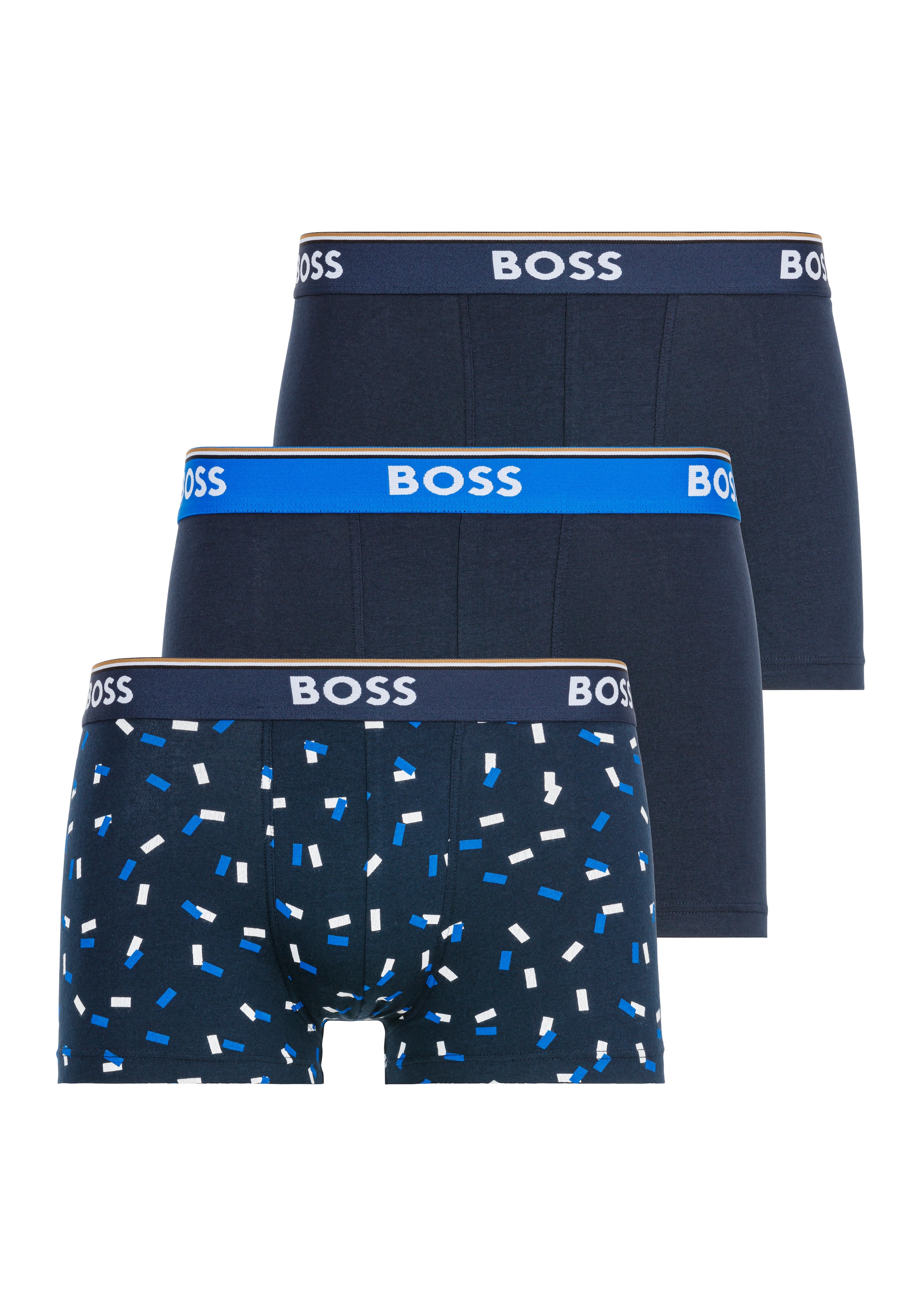 BOSS Trunk, (Packung, 3 St.), mit BOSS Schriftzug auf dem Bund