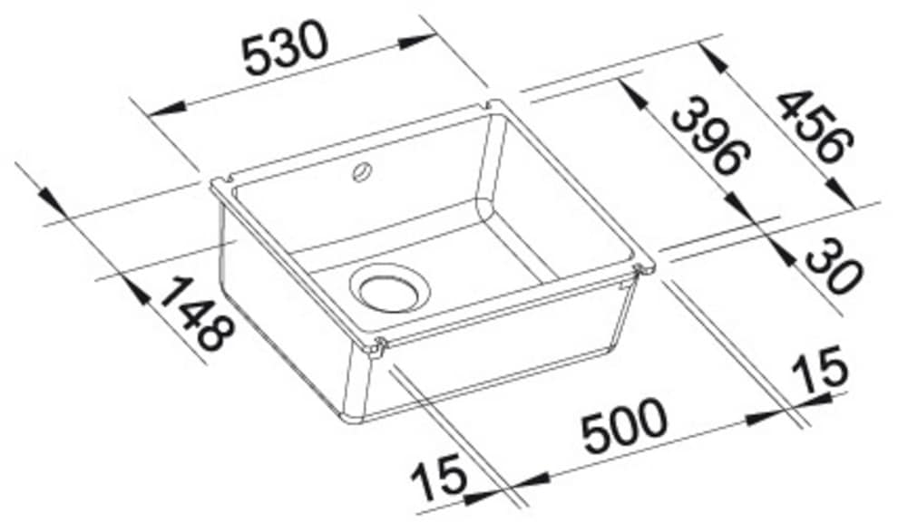 Blanco Küchenspüle »SUBLINE 500-U« 1 Stk. tlg. erhältlich in mehreren Farben
