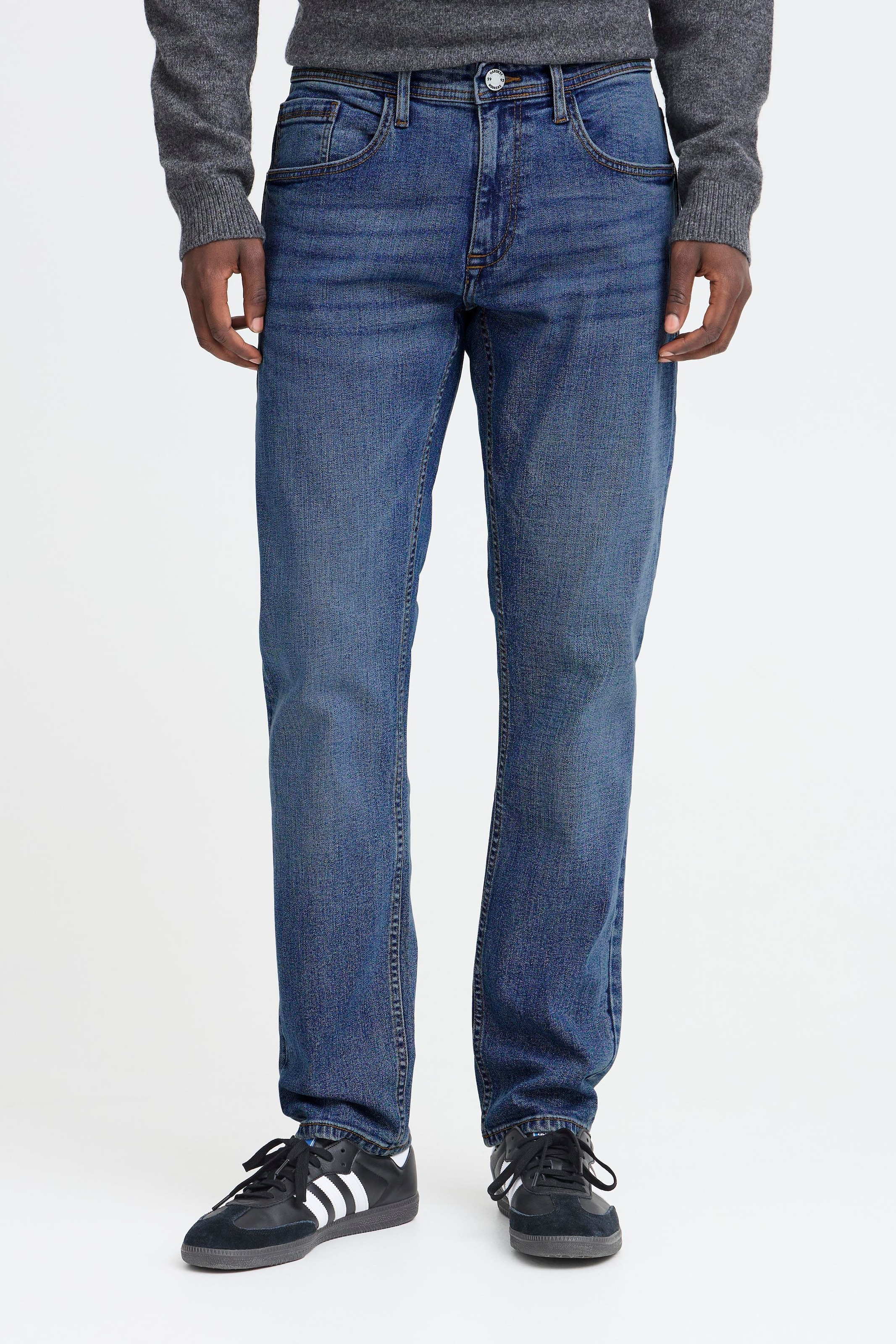 Blend Regular-fit-Jeans "BHTWISTER PP NOOS" Baumwollmischung mit Baumwolle und Elasthan, knöchellange Schnittform
