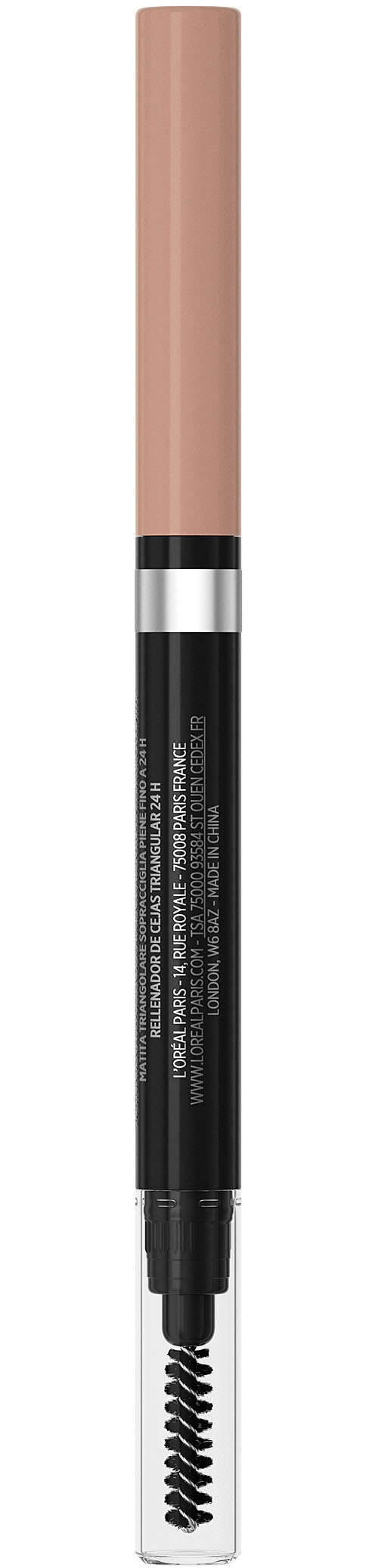 L'ORÉAL PARIS Augenbrauenpflege »Infaillible Brows 24h Pencil«, mit sanfter Dreiecksspitze