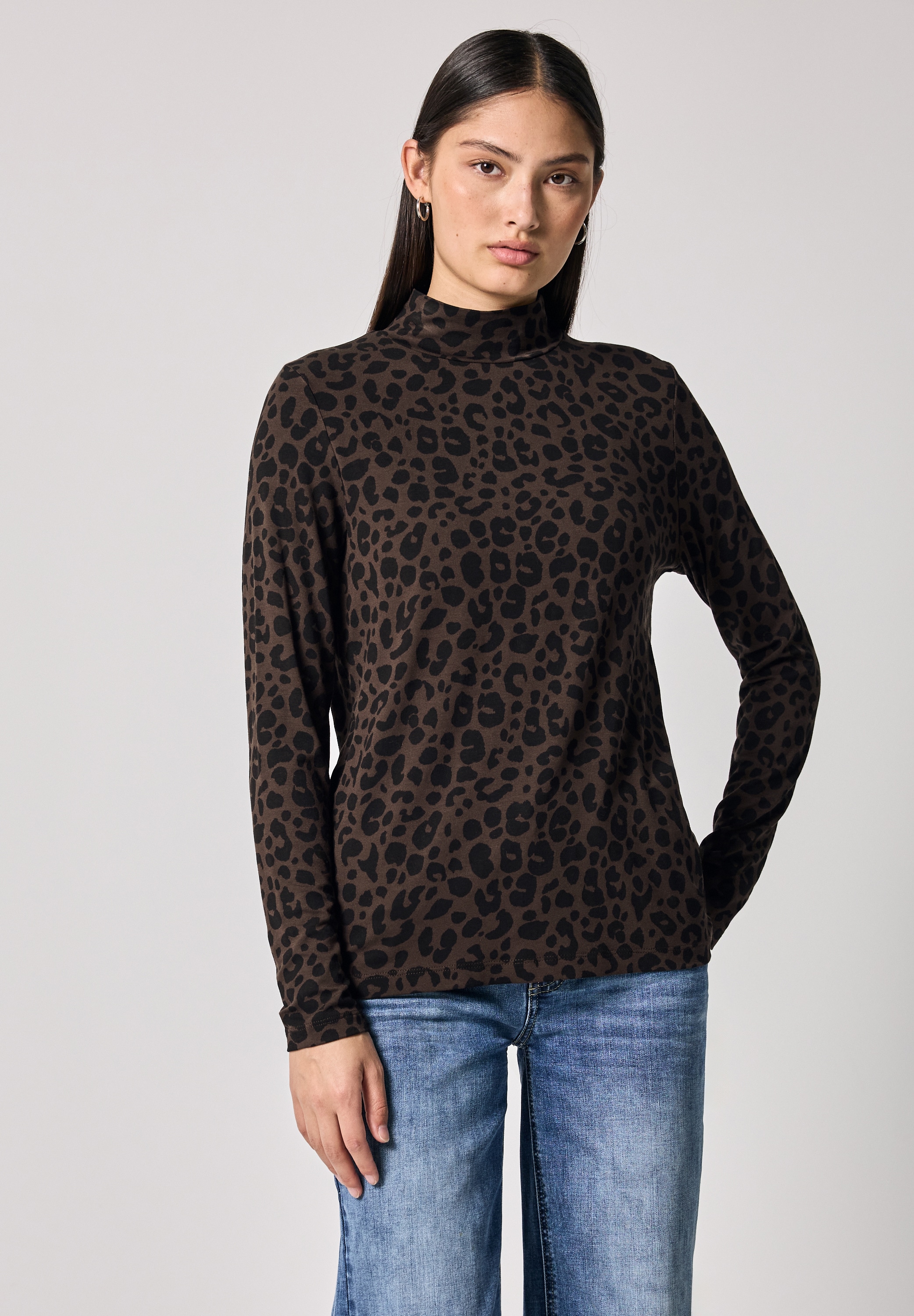 STREET ONE STUDIO Langarmshirt, mit Turtleneck günstig online kaufen