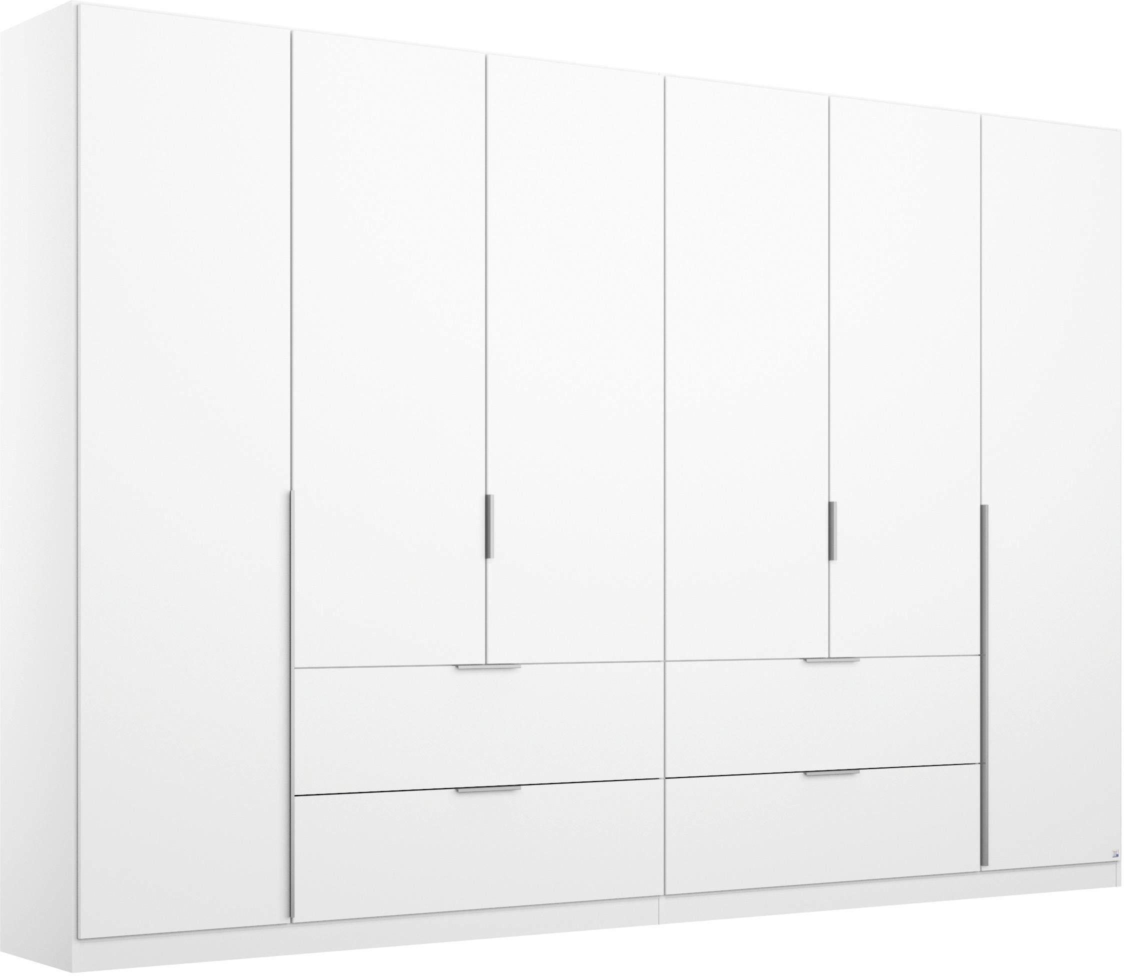 rauch Drehtürenschrank "Kleiderschrank Schrank Ankleide Garderobe Schlafzimmerschrank MEMPHIS" Breiten: 181/225/270 cm, Höhe 210 cm, mit Schubladen und Stangengriffen, viel Stauraum MADE IN GERMANY