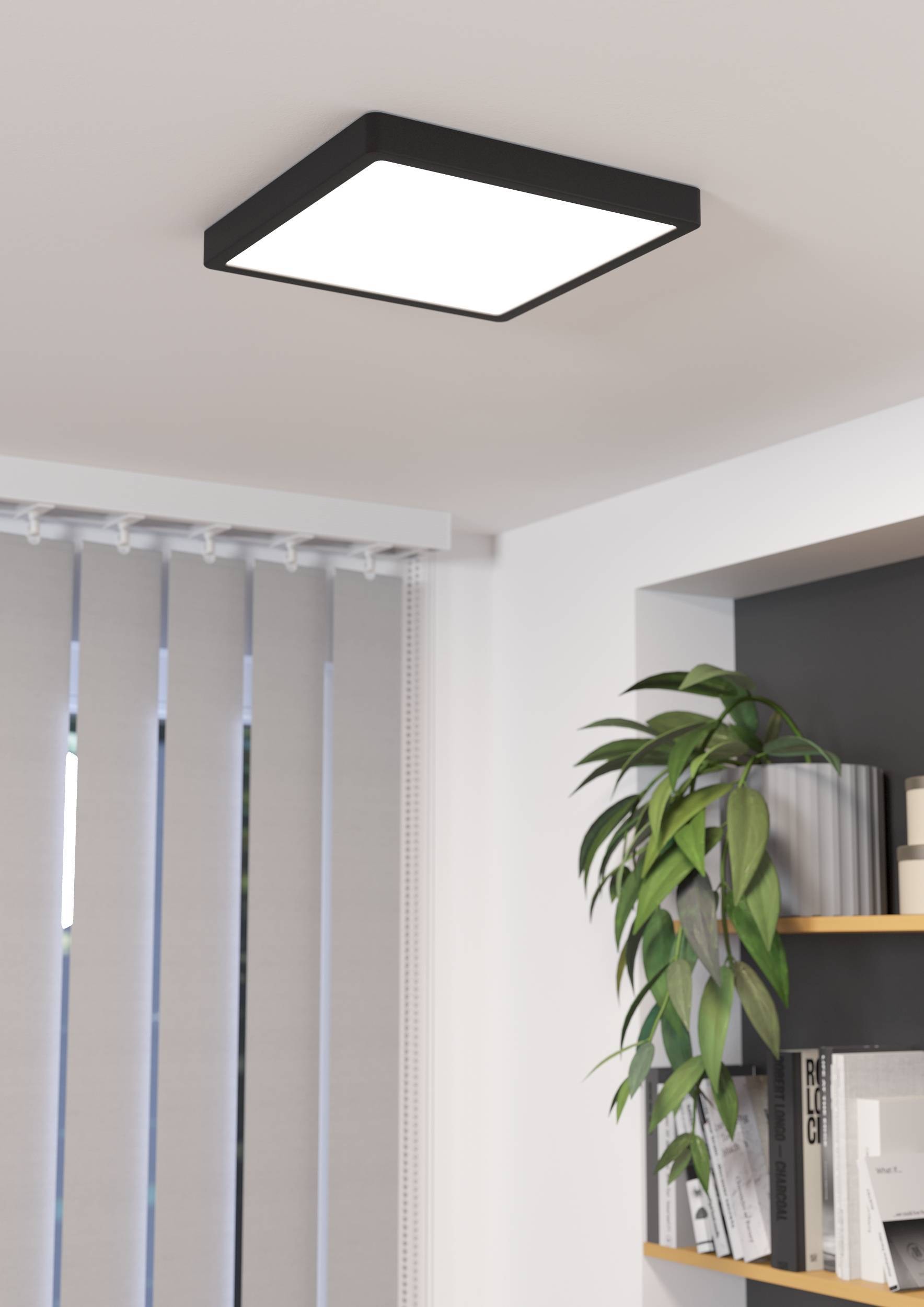EGLO Aufbauleuchte »Fueva 5 Deckenleuchte, Stahl und Kunststoff, schwarz, weiß, Flurlampe« LED-Modul 1 Stk. Neutralweiß
