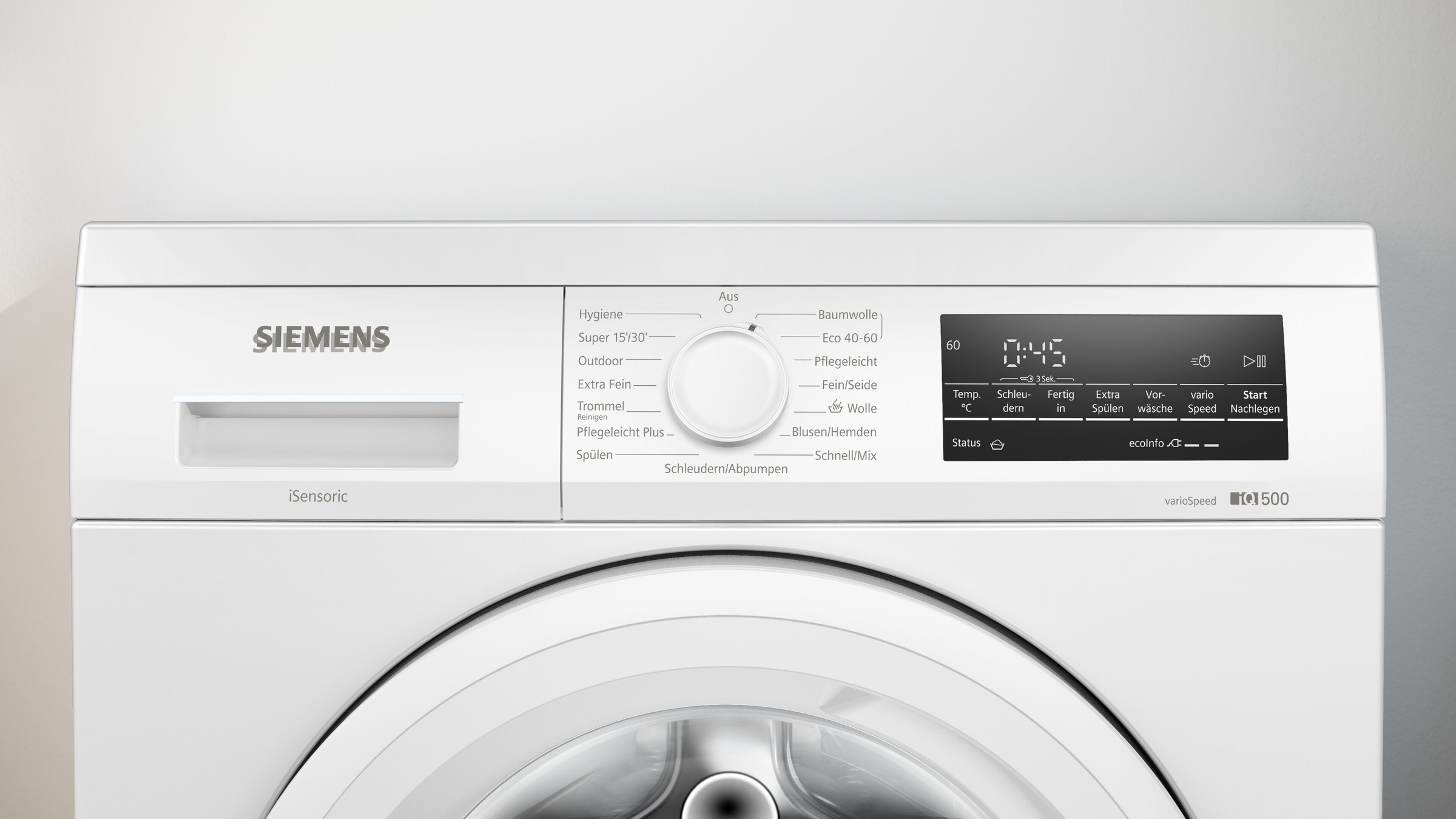 SIEMENS Waschmaschine iQ500 "WU14UT28" 8 kg 1400 U/min Unterbaufähig, Outdo günstig online kaufen