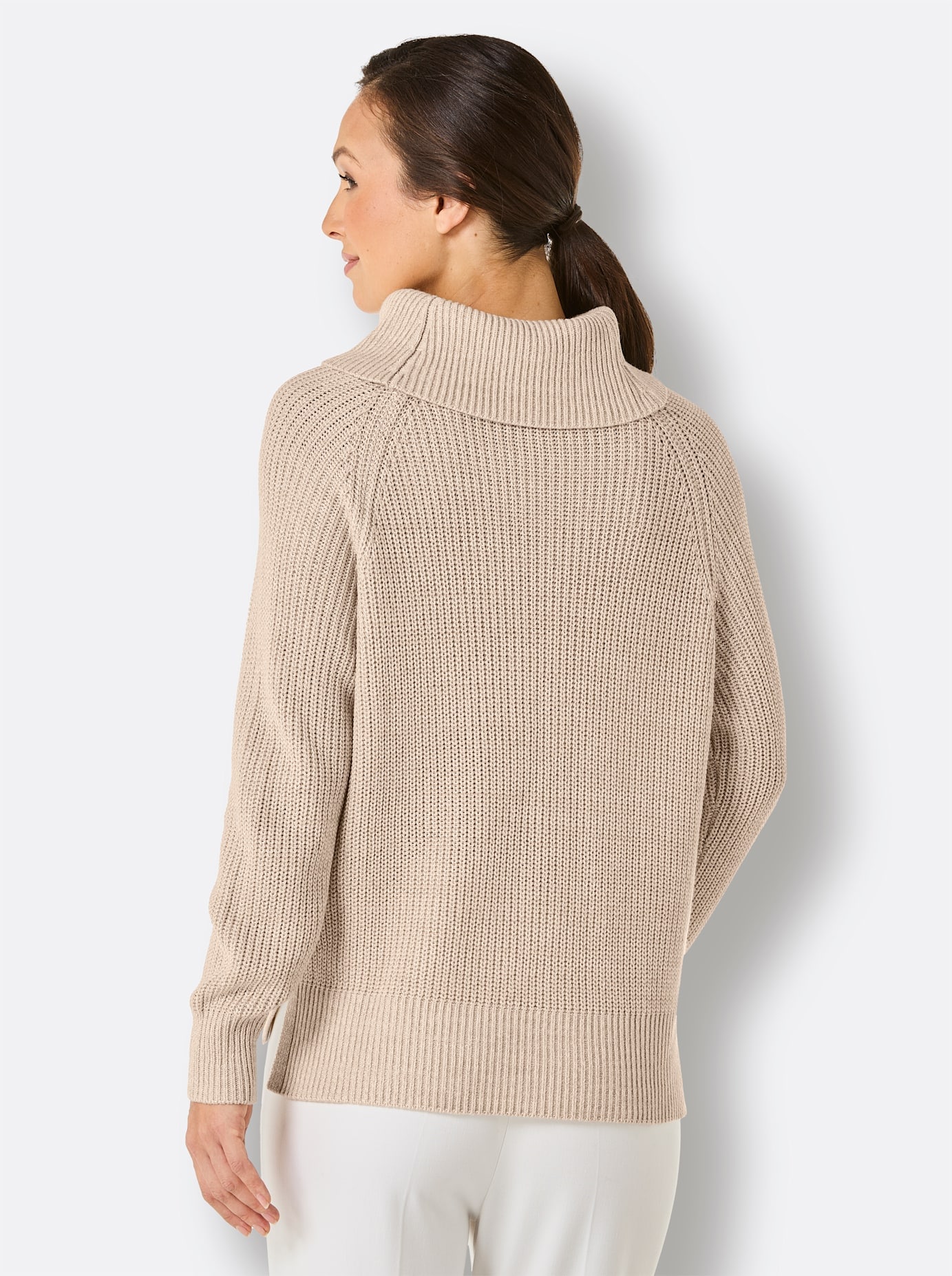 CREATION L PREMIUM Rollkragenpullover »Viskose-Merino-Pullover«