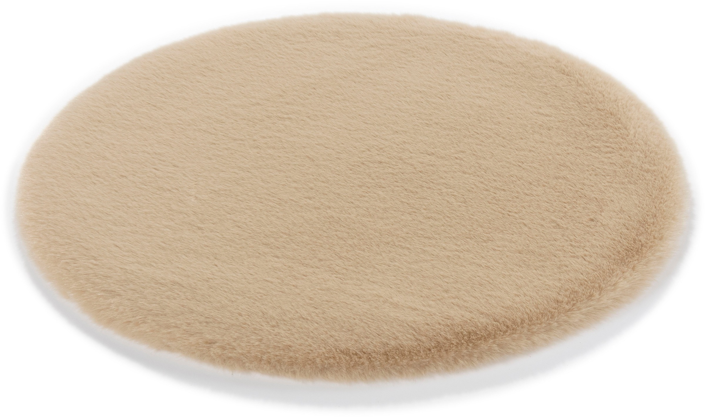 ASTRA Teppich "Elda" rund 13 mm Höhe runde Dekofelle im 4 er Set, kuschelwe günstig online kaufen