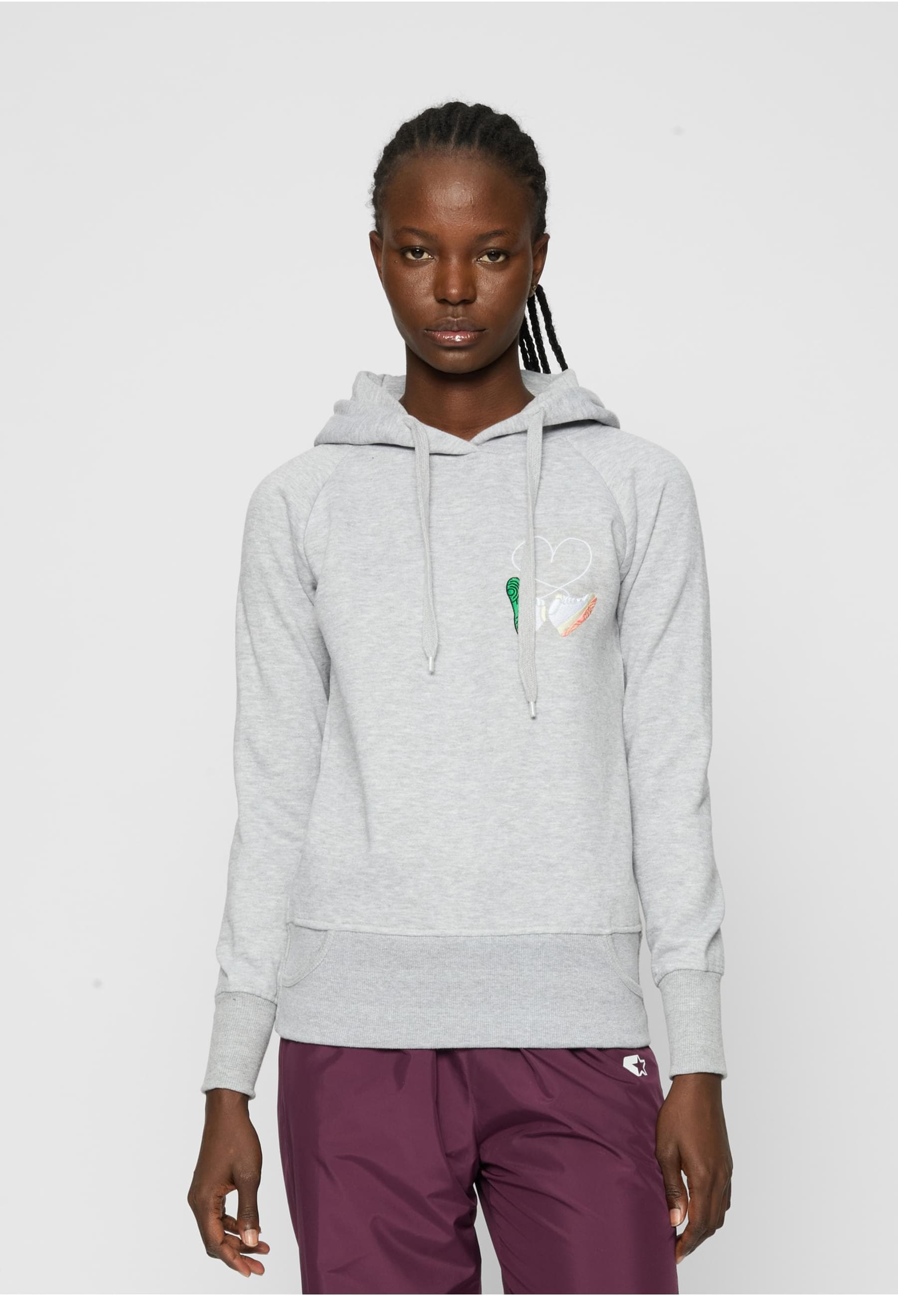 MisterTee Kapuzenpullover »MisterTee Herren Damen Ladies Kicks Love EMB Hoody«