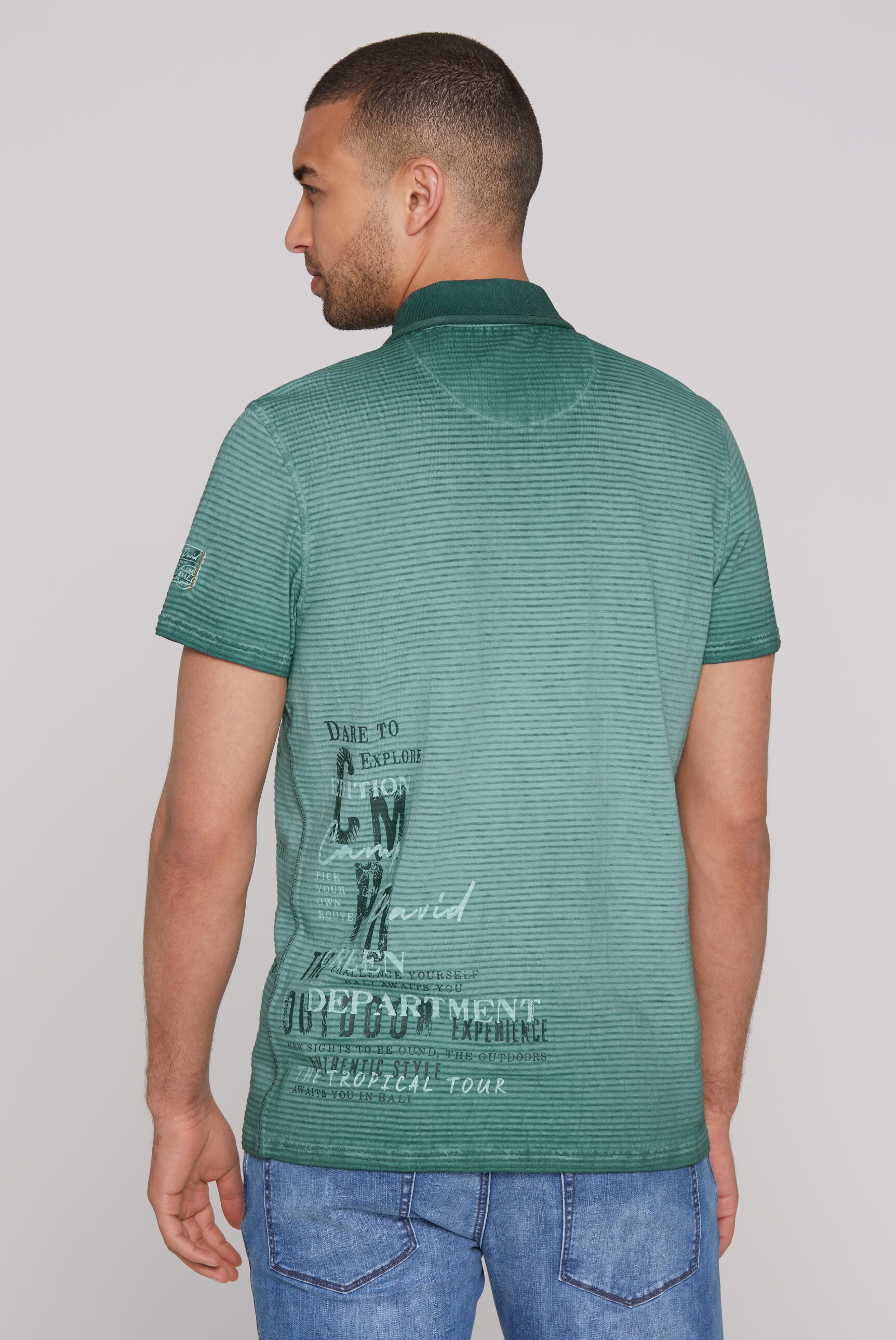 CAMP DAVID Poloshirt, aus Baumwolle