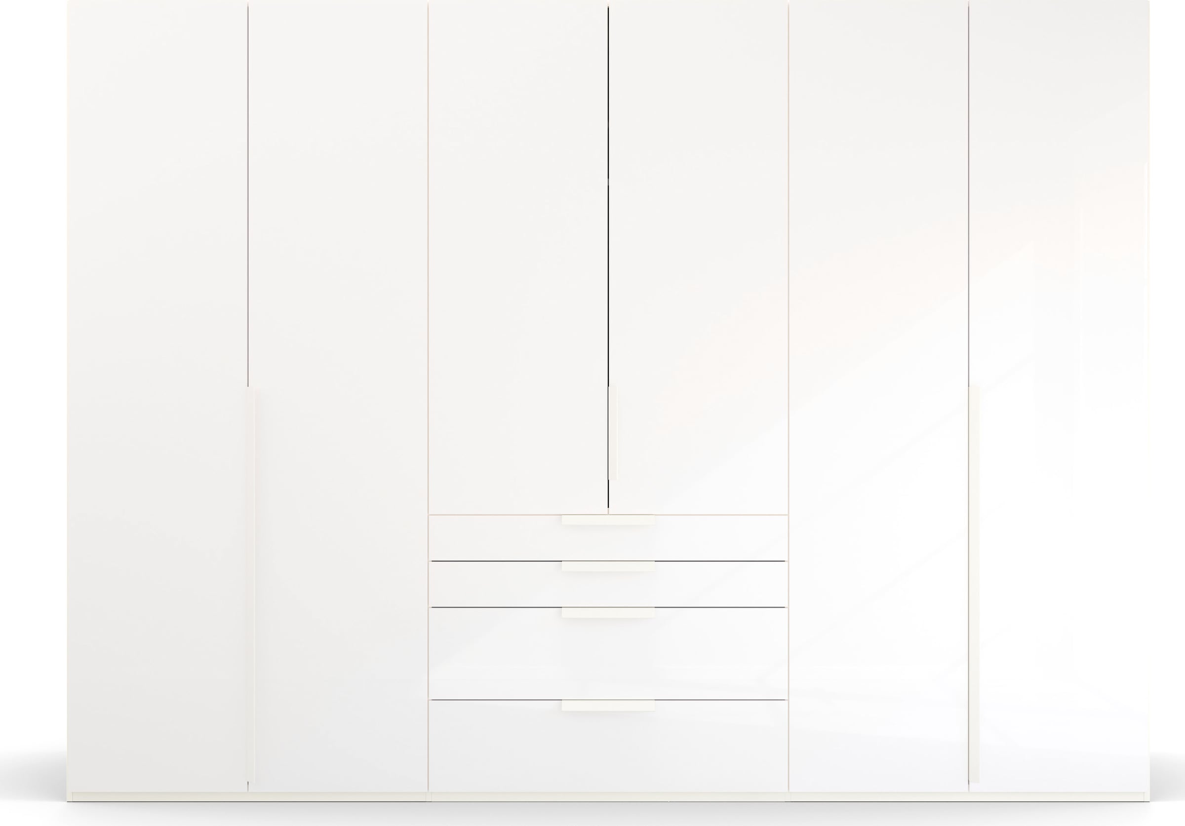 rauch Drehtürenschrank »Purisma«, mit Glasfront, Schubladen und umfangreichem Zubehör, mit Soft-Close