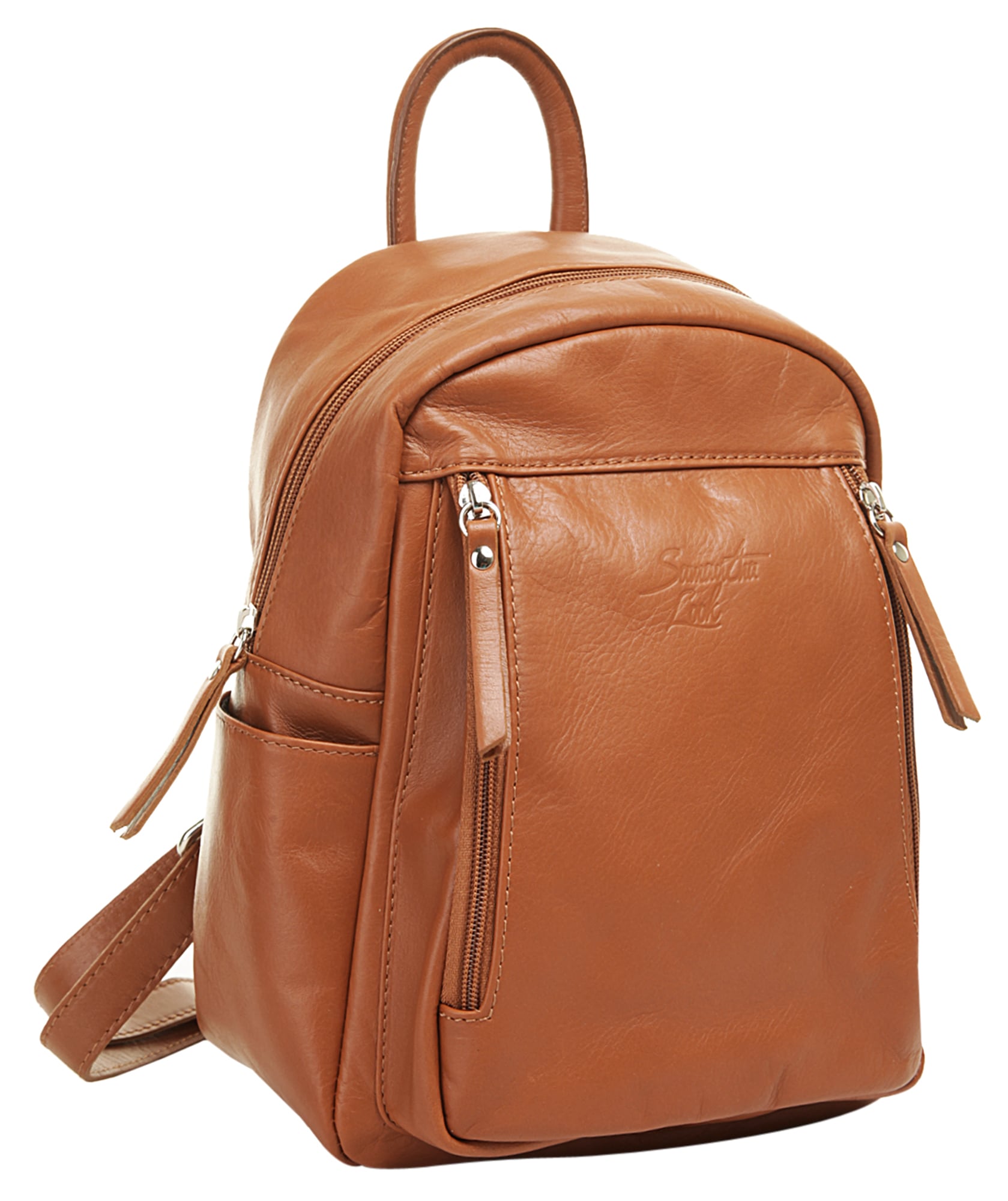 Samantha Look Cityrucksack, echt Leder, Made in Italy