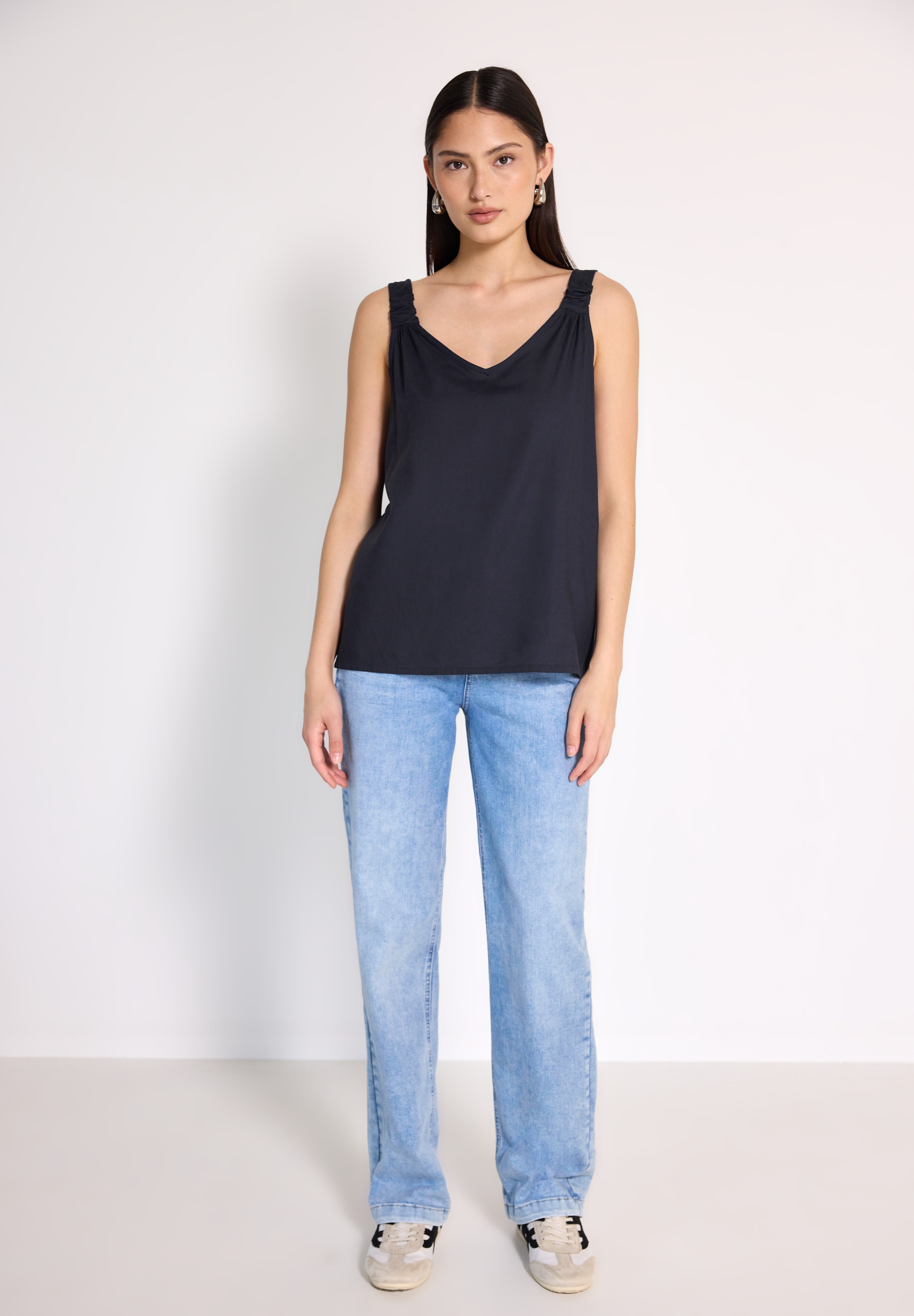 STREET ONE STUDIO Blusentop, aus softer Viskose