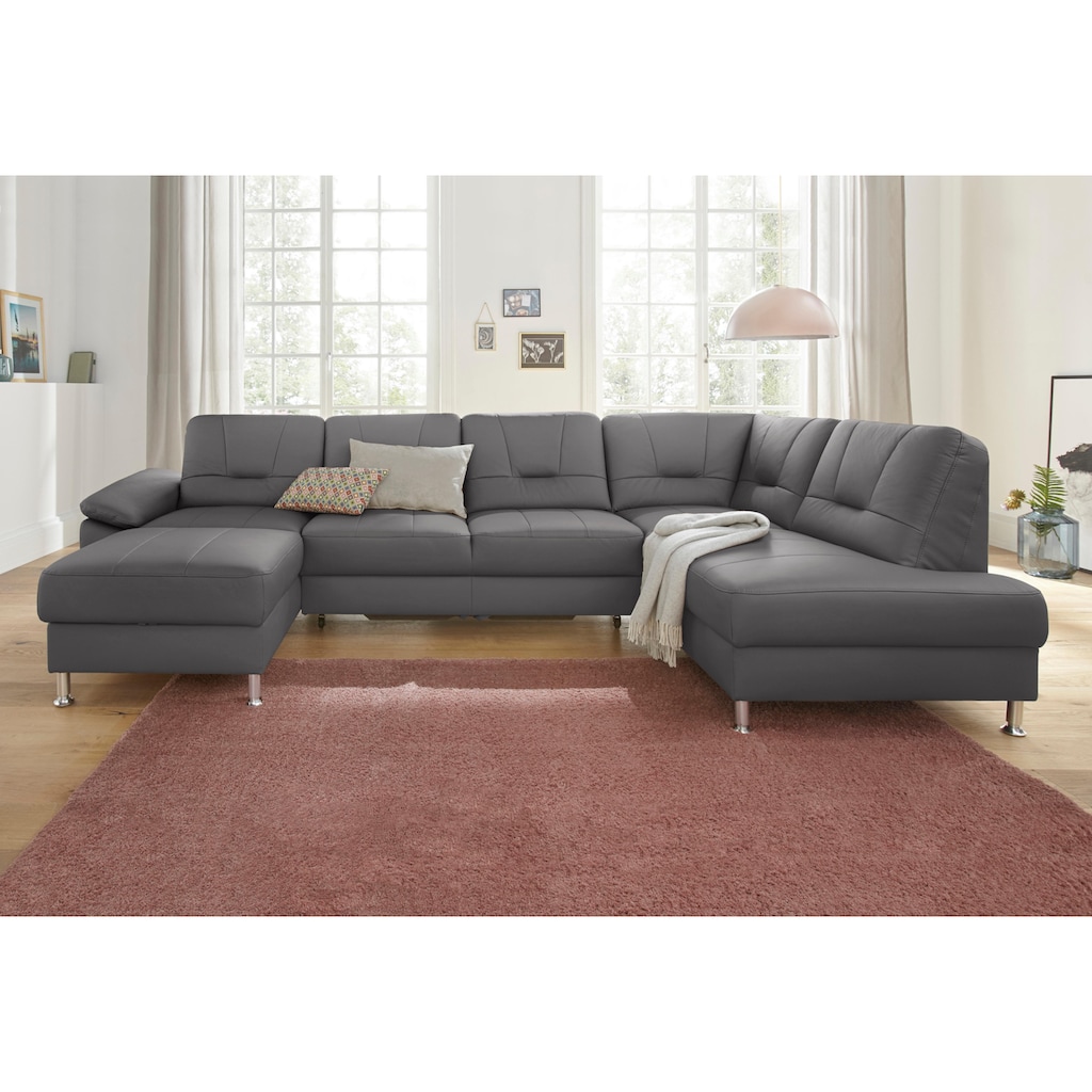 exxpo - sofa fashion Wohnlandschaft »Castello, U-Form«