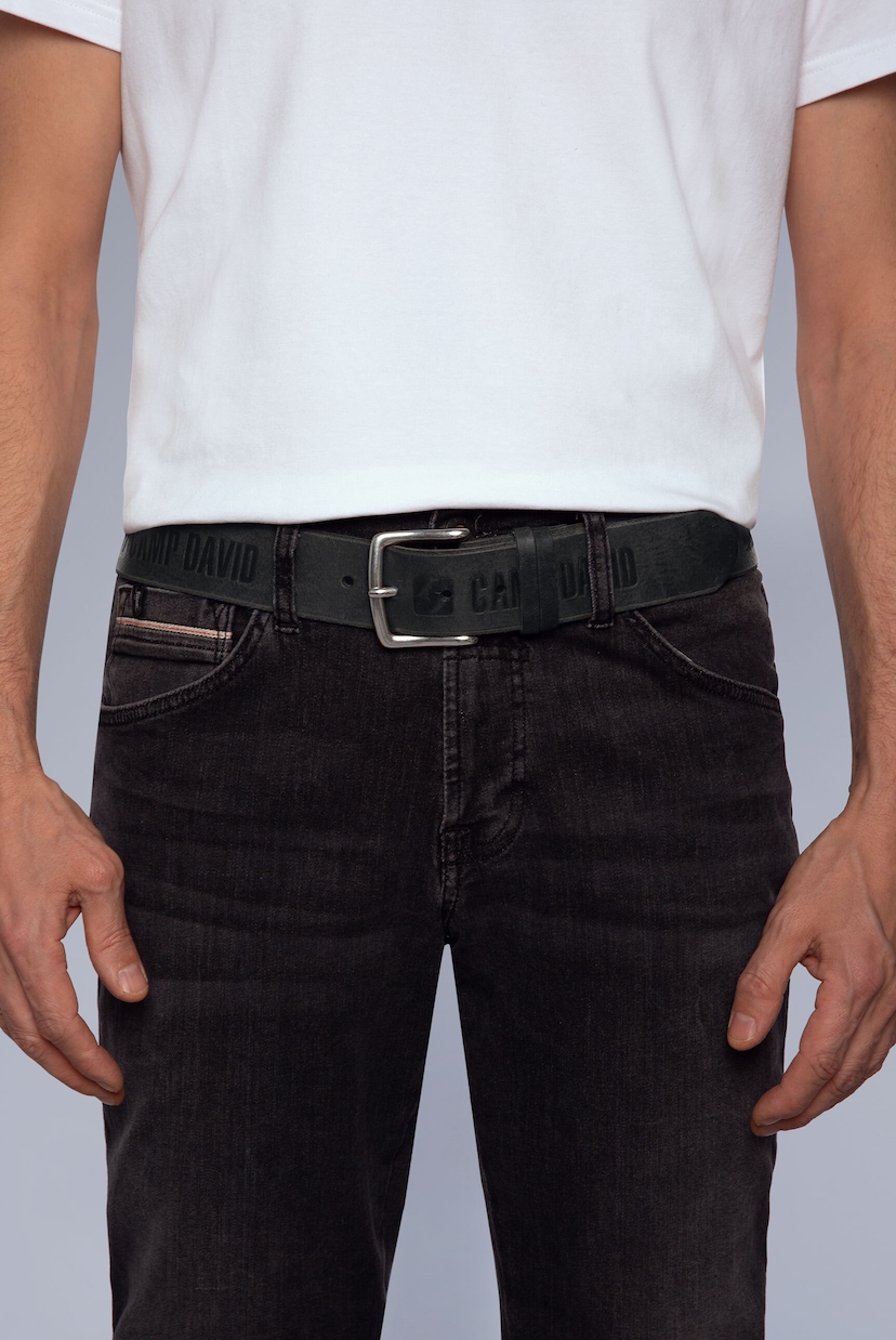 | kaufen authentischem Jeanslook für BERND in kraftvoll Ledergürtel, GÖTZ BAUR