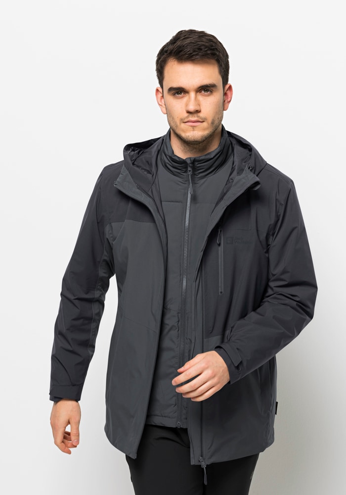 3-in-1-Funktionsjacke »FELDBERG 3IN1 JKT M«, (2 teilig), mit Kapuze