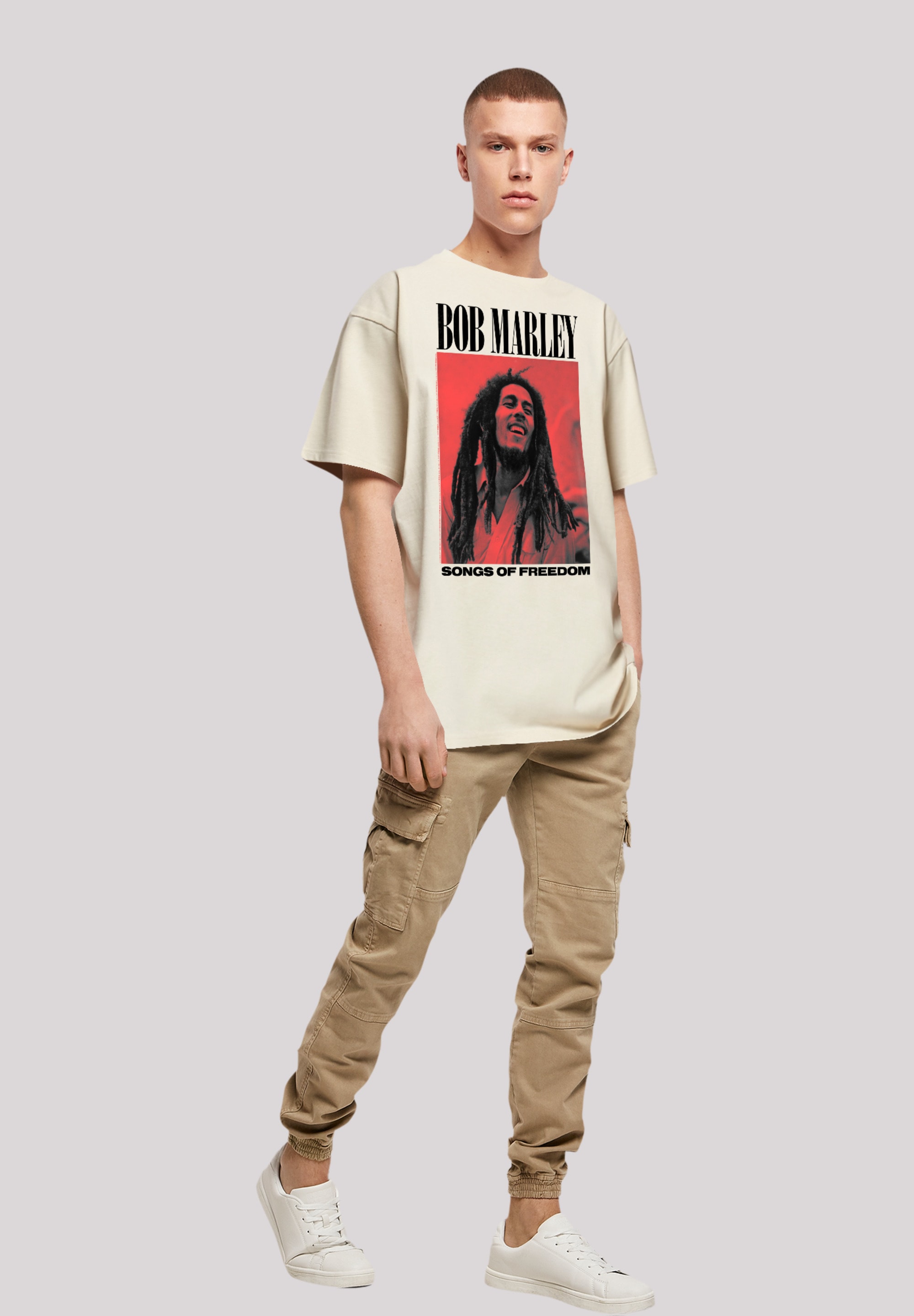 F4NT4STIC T-Shirt »Bob Marley Songs Of Freedom Reggae Music«, Premium Qualität, Musik, By Rock Off