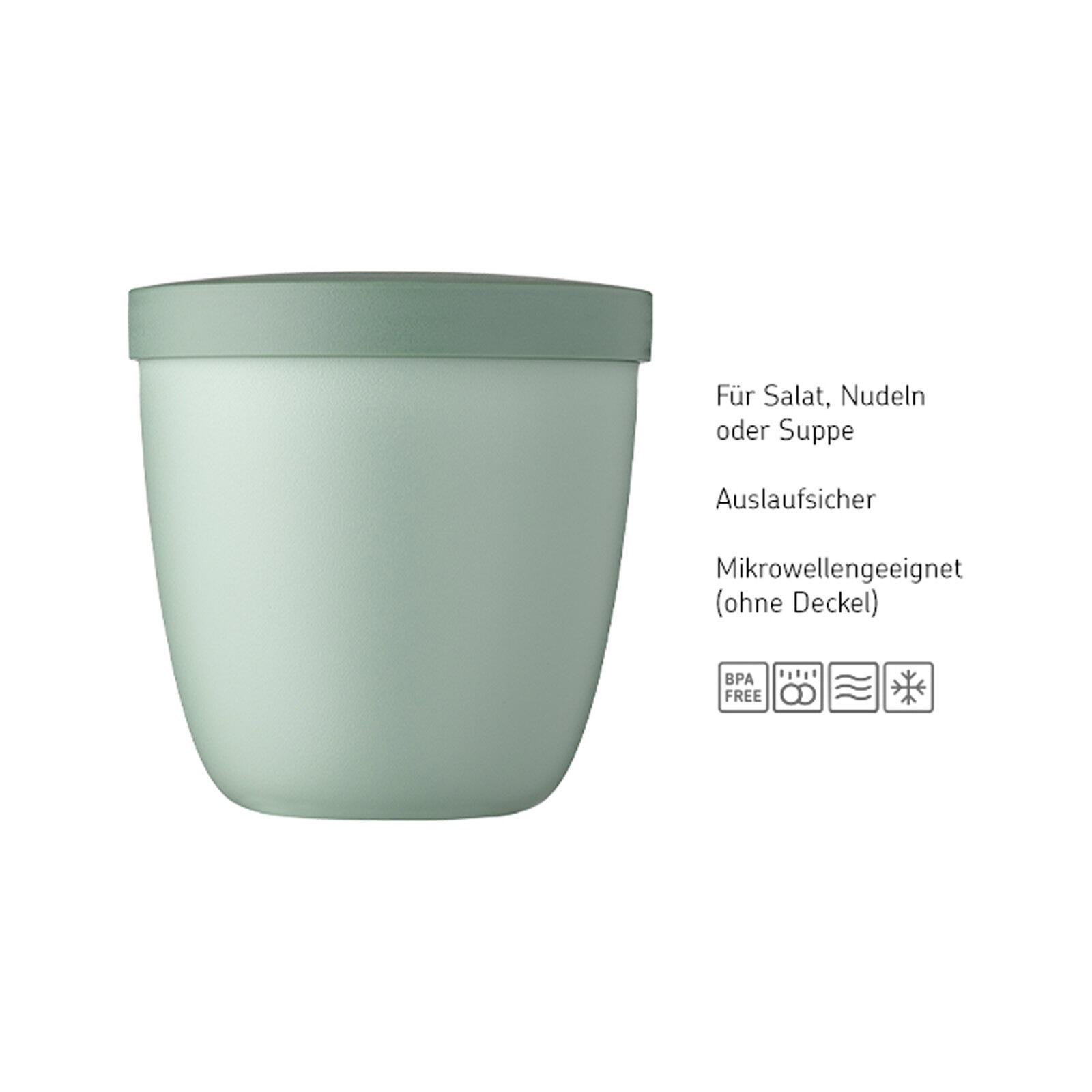 Mepal Lunchbox »Snackpot Ellipse 500 ml«, (1 tlg.)