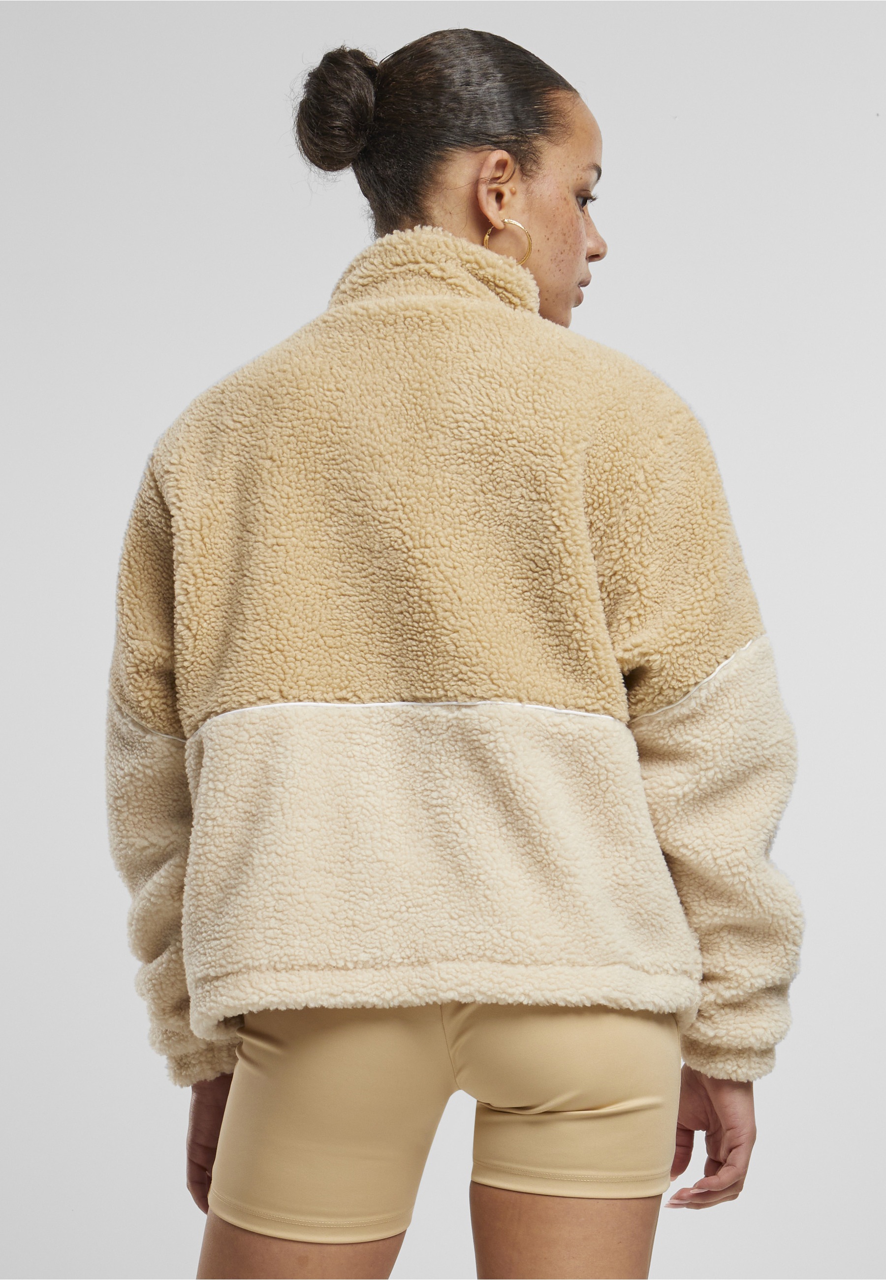 Karl Kani Trainingsjacke »Karl Kani Karl Kani Sport Patch Teddy Block Trackjacket« 1 Stk. tlg. ohne Kapuze