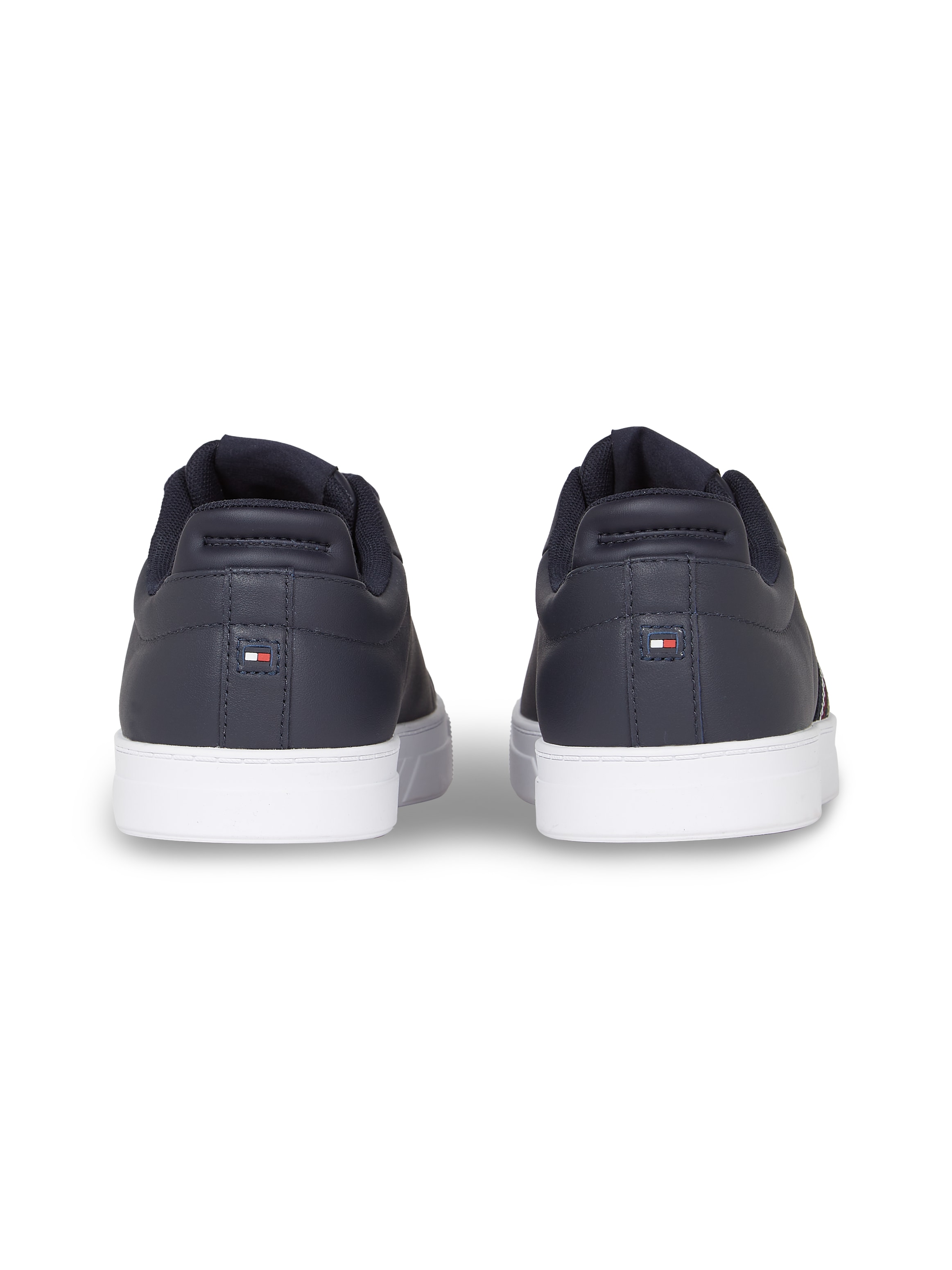 Tommy Hilfiger Plateausneaker »ICON COURT SNEAKERS STRIPES«, Schnürschuh, Freizeitschuh, Halbschuh mit Tommy-Streifen