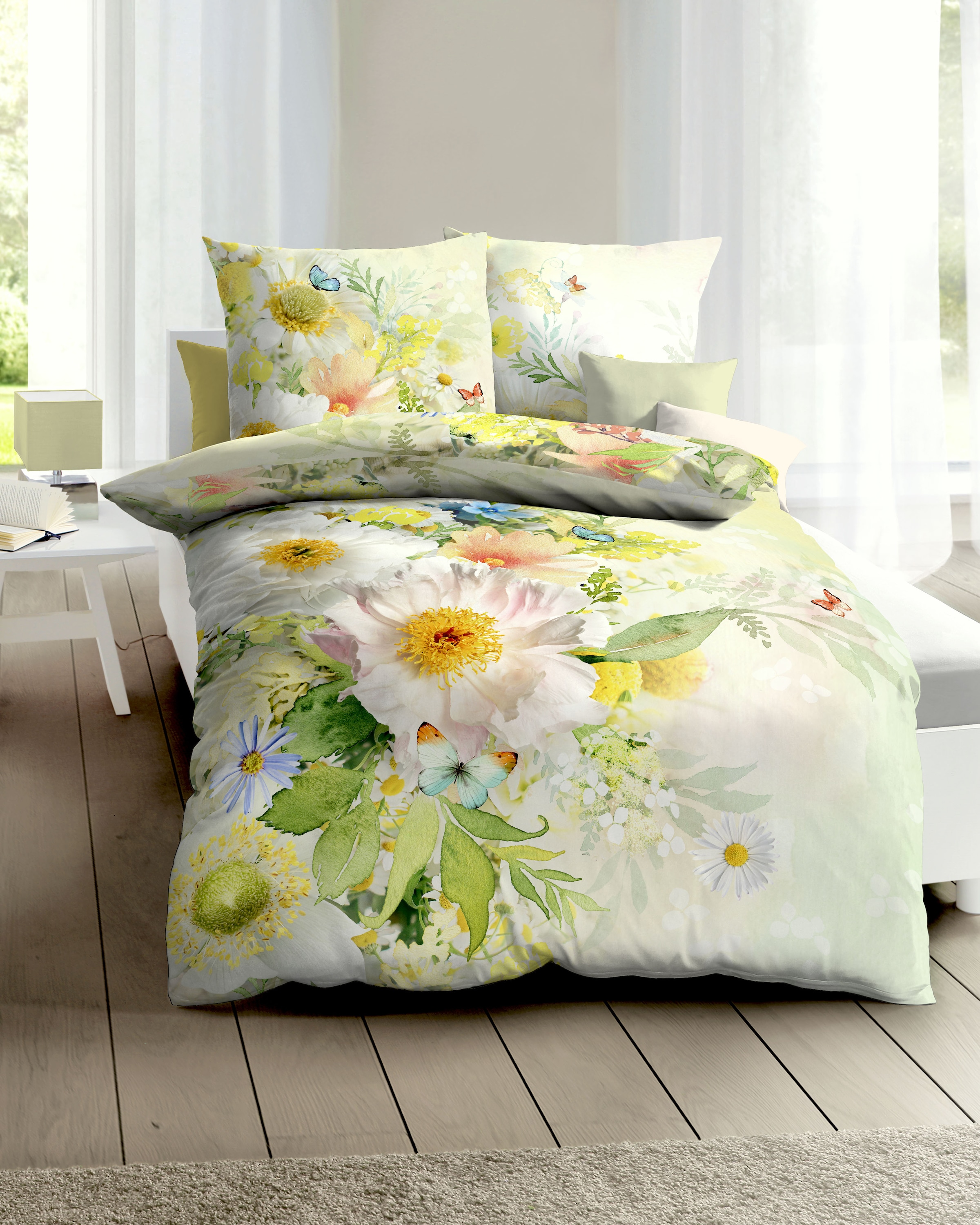 Kaeppel Bettwäsche "Camila" 2 Stk. tlg. Mit Blumen günstig online kaufen