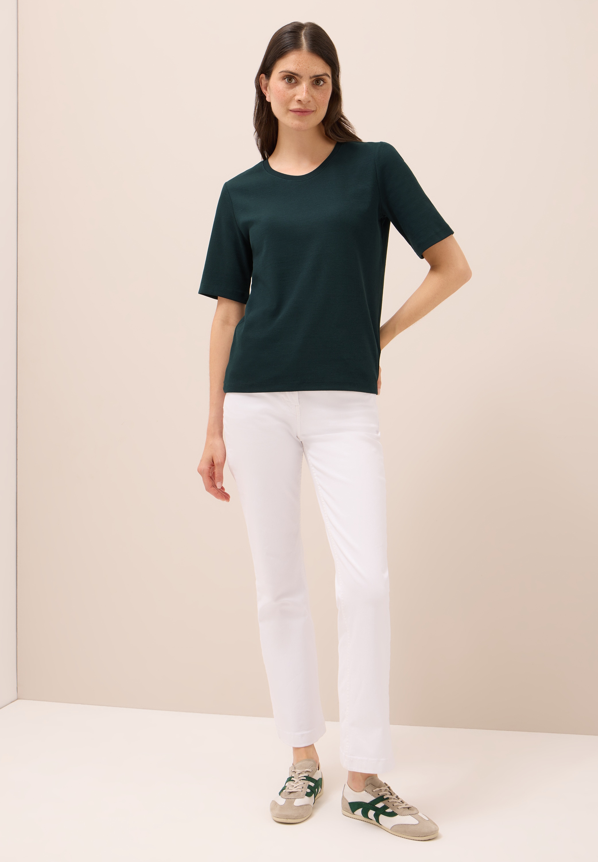 Cecil T-Shirt, aus Baumwolle mit Stretchante