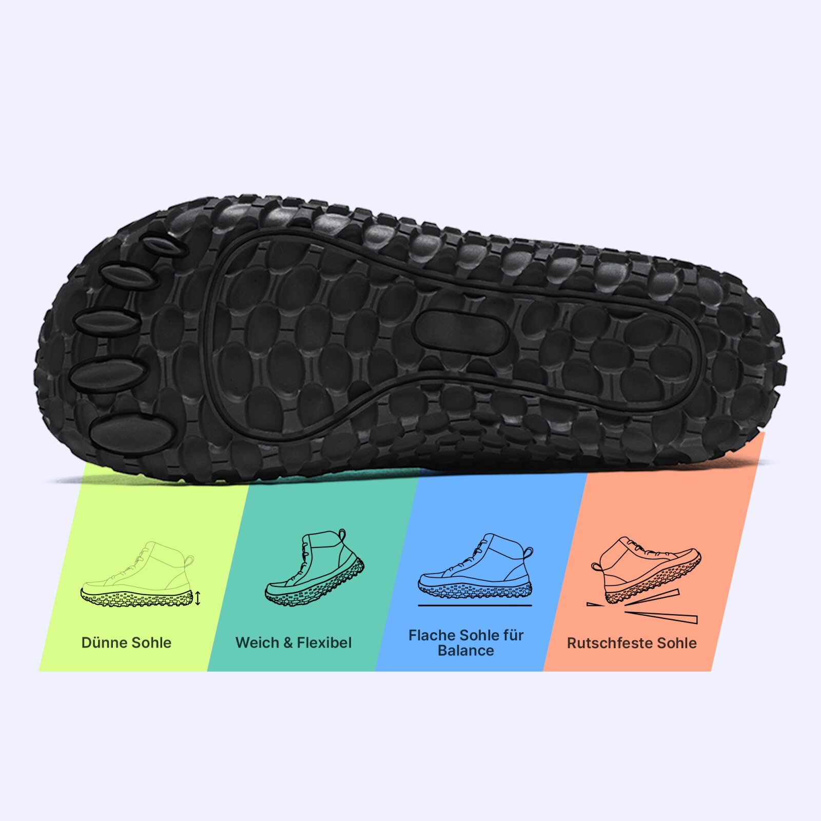 Thumbnail - DOTALES Barfußschuh "Haven Winter Barfußschuhe Damen & Herren -Warm & Flexibel" Minimalschuhe