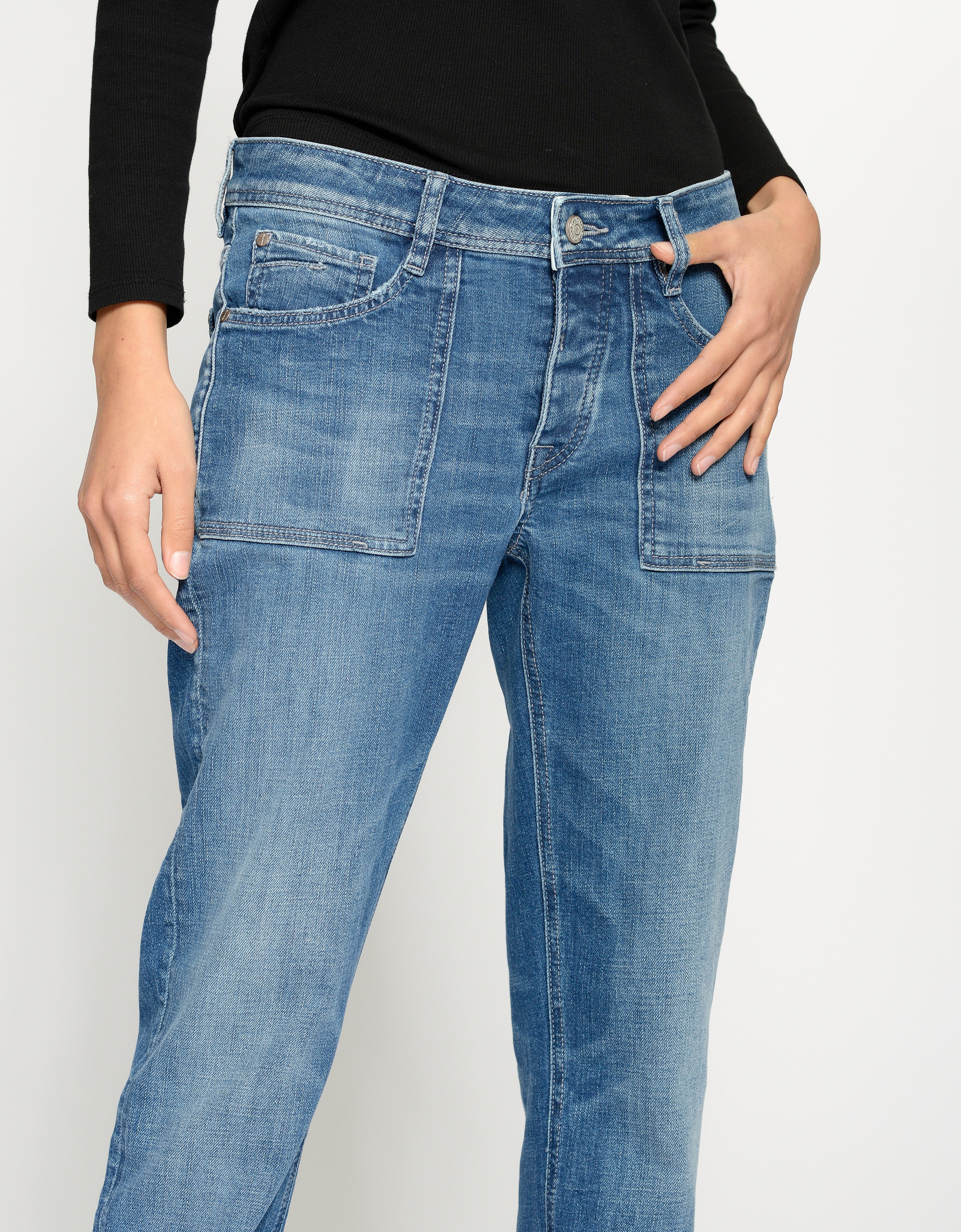 Thumbnail - GANG Boyfriend-Jeans "GANG Jeans Boyfriend 94NICA WORKER"