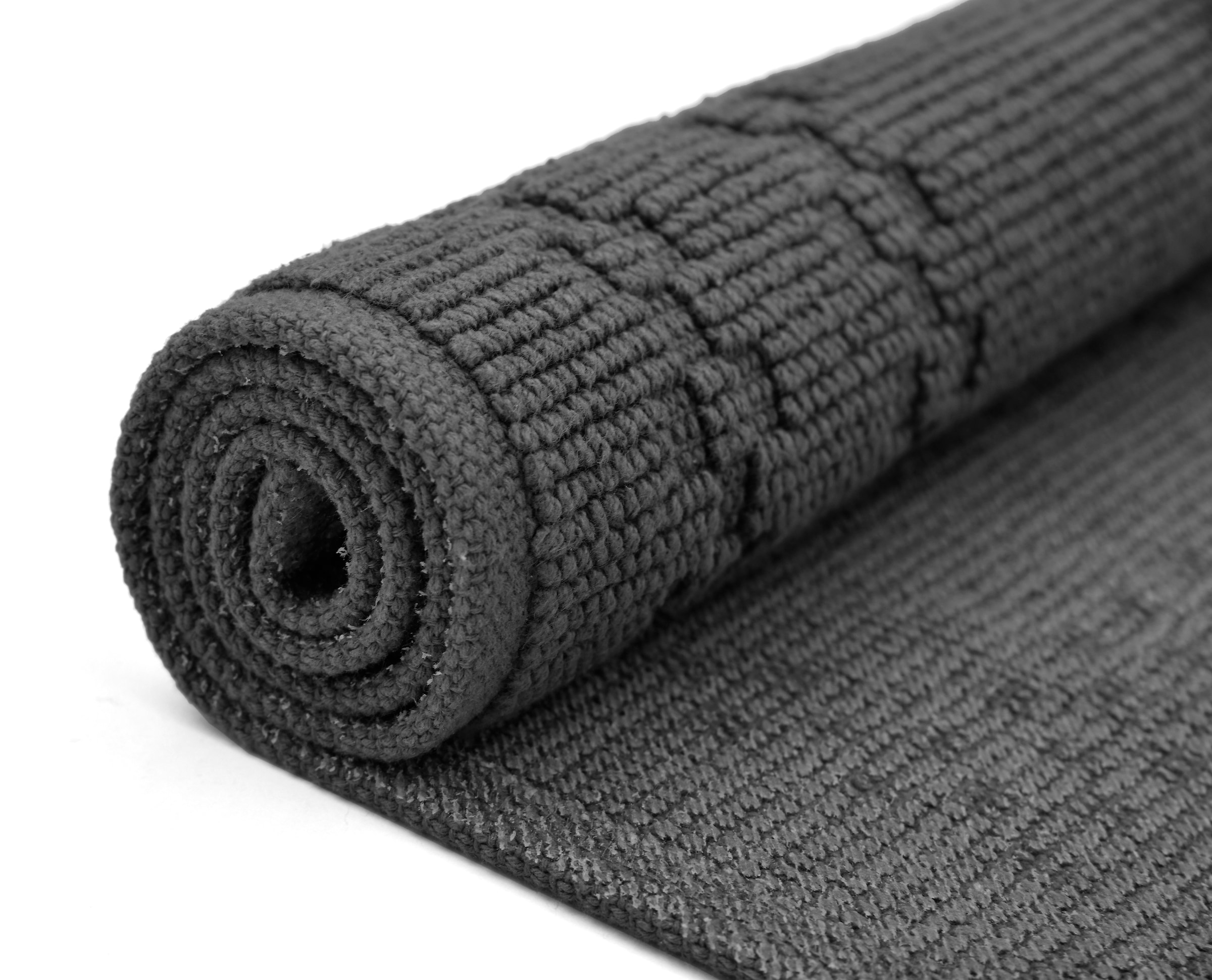 OTTO home Badematte »Regona, 2 tlg. Hotelmatten-Set, 50x70 cm« Höhe 5 mm rutschhemmend beschichtet schnell trocknend 2-teiliges Set, einfarbig, Badematten Set, 100% Baumwolle