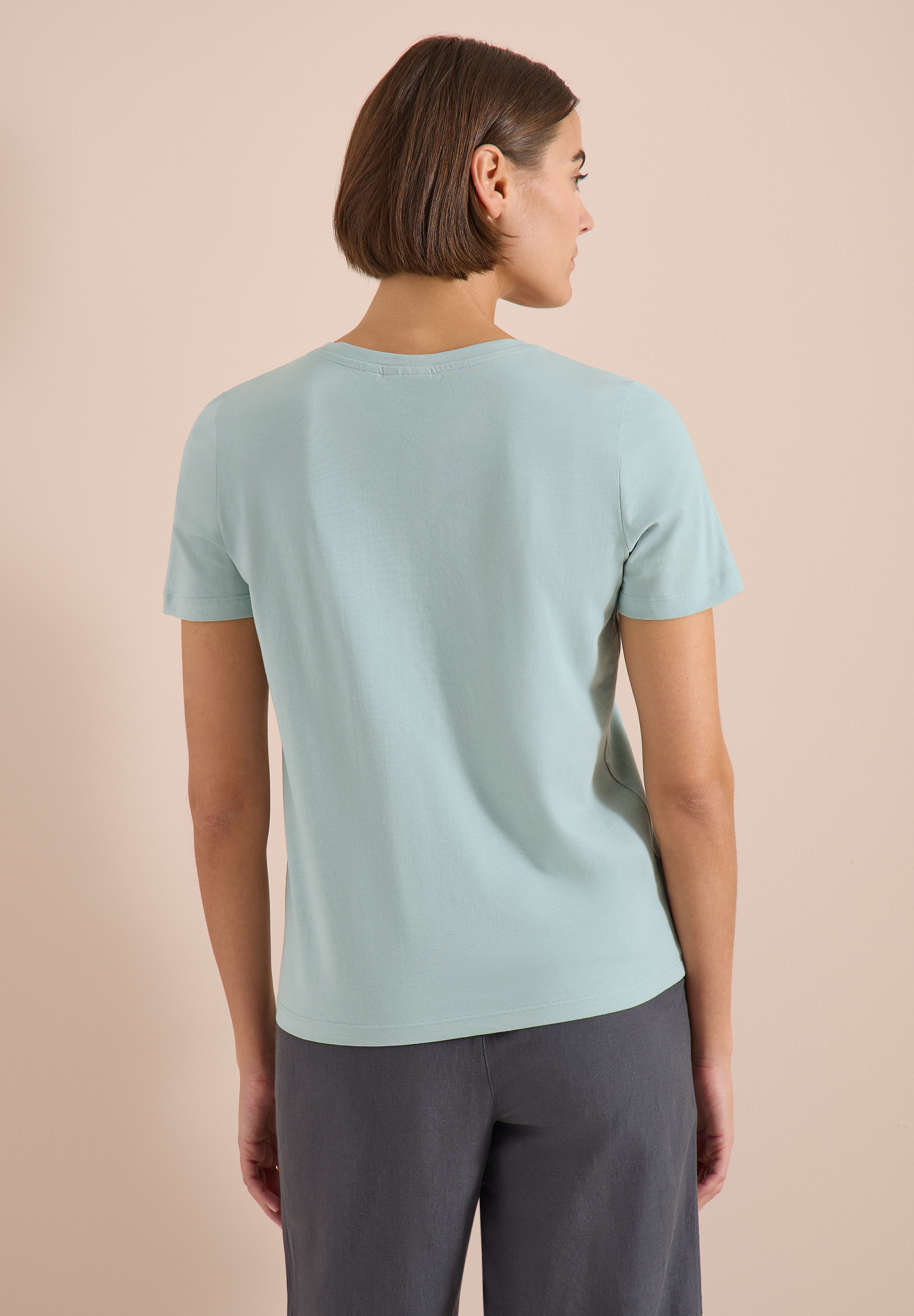 Cecil Print-Shirt aus reiner Baumwolle