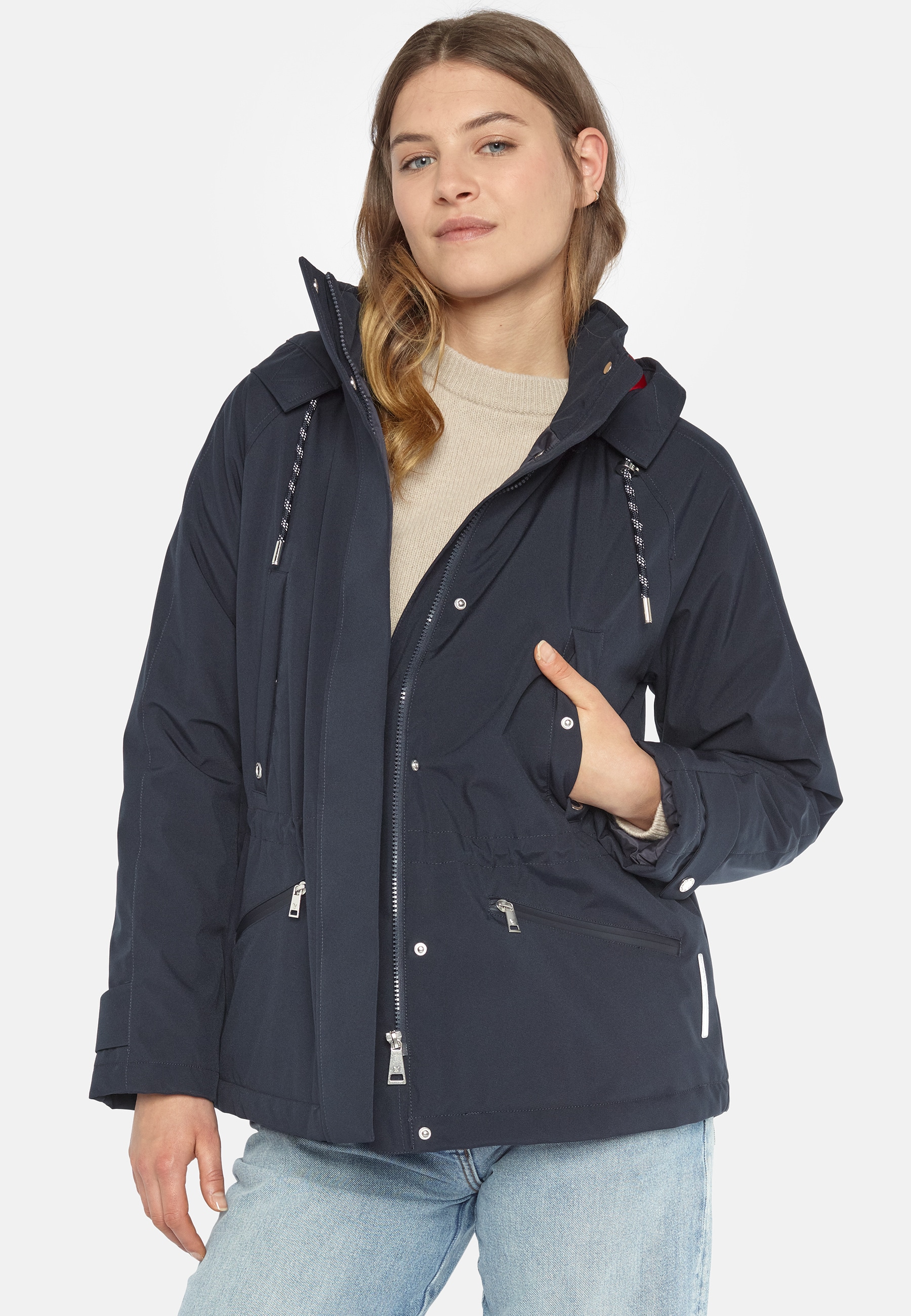 Outdoorjacke »City Jacke Urban Protection«, mit Kapuze, mit Kapuze