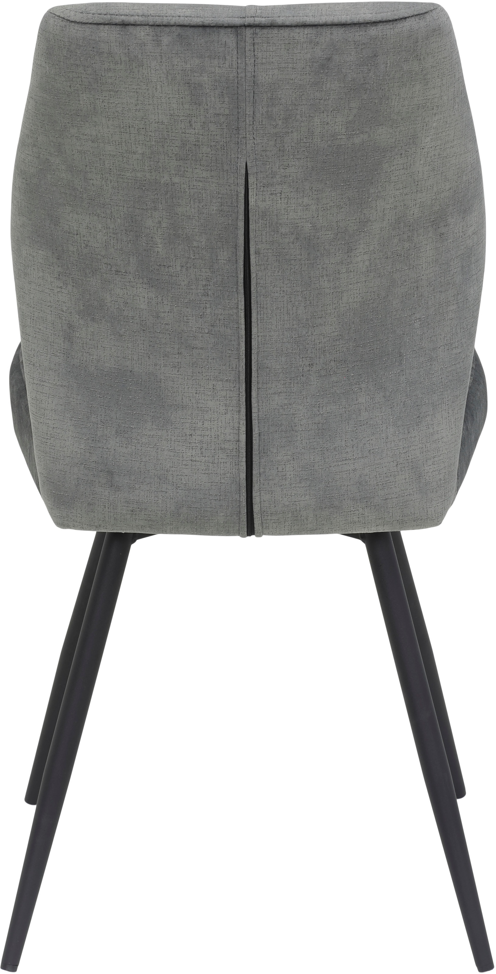 HELA 4-Fußstuhl »ALLY« (Set) 2 Stk.4-Fuß, 360° drehbar, gepolstert, Vintage Velvet mit Steppnähten