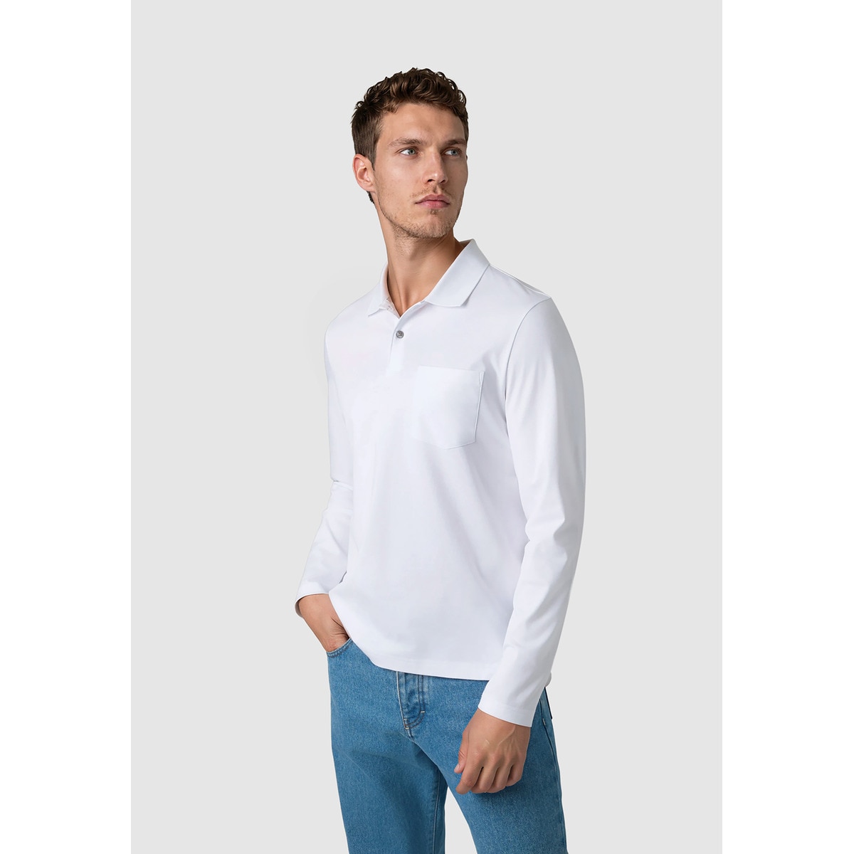 MAERZ Muenchen Poloshirt »Maerz Muenchen 638900 Langarm-Poloshirt Herren Bekleidung«