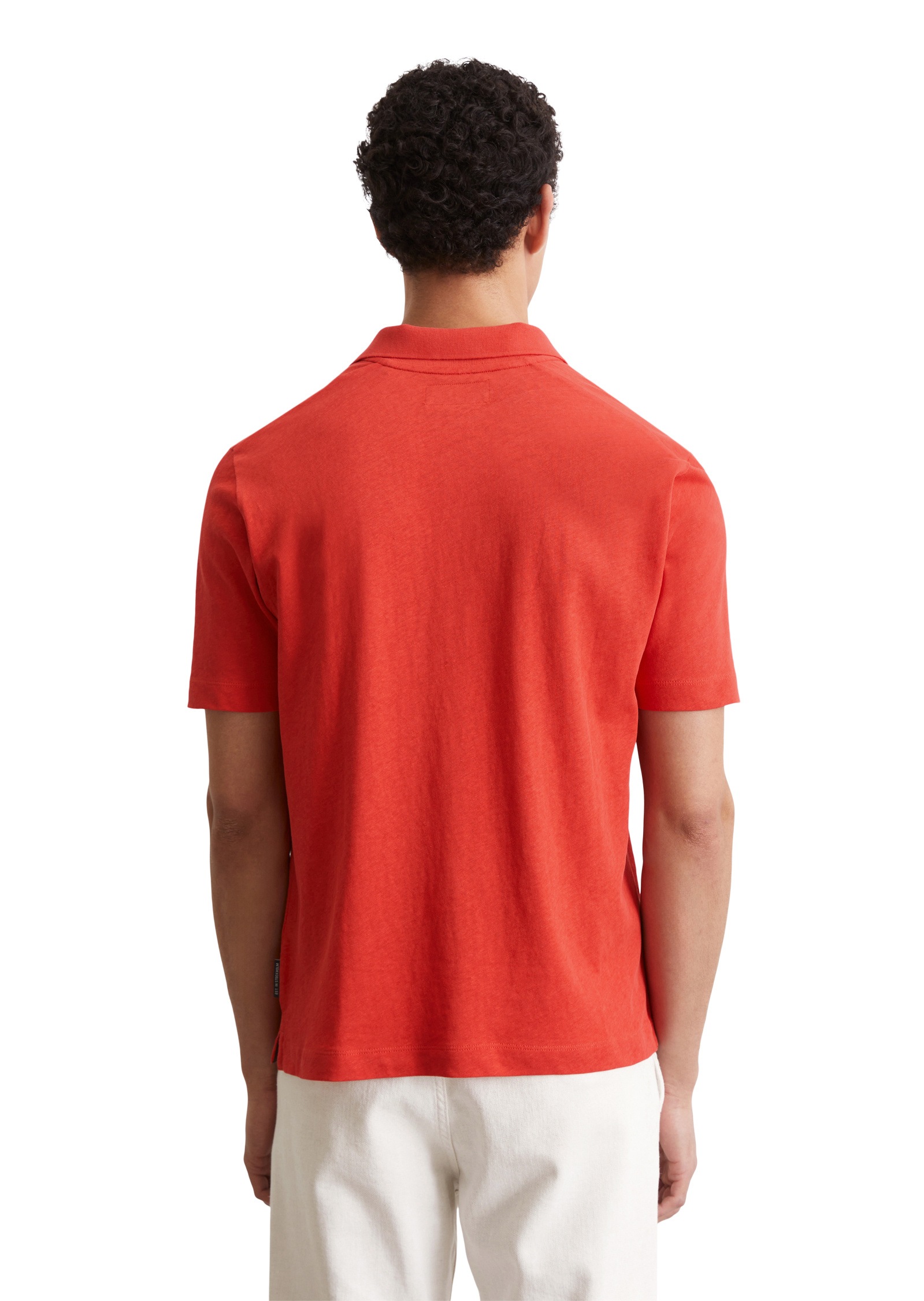 Marc O'Polo Poloshirt »aus Bio-Baumwolle und Leinen«