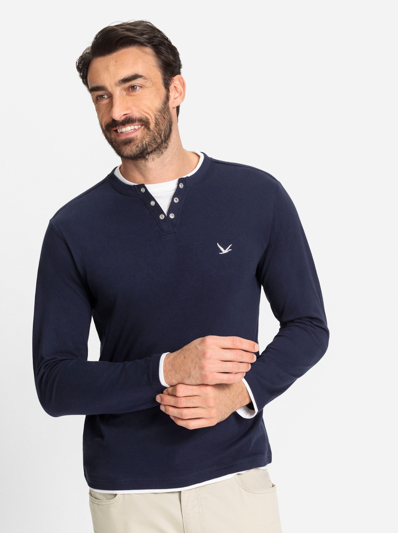 Catamaran Langarmshirt "Langarm-Shirt", 2 Stk. günstig online kaufen