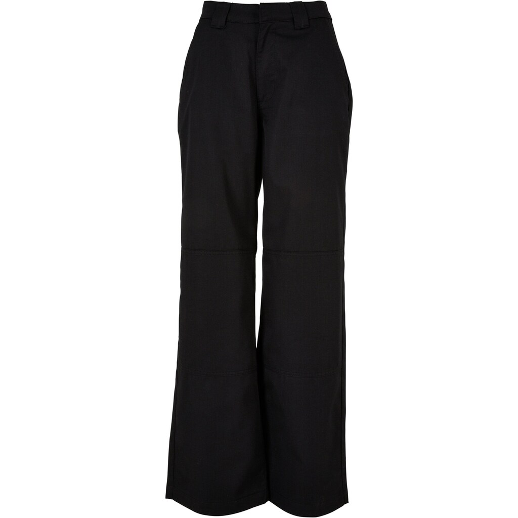 URBAN CLASSICS Stoffhose »Urban Classics Damen Ladies Straight Leg Workwear Pants«, (1 tlg.)