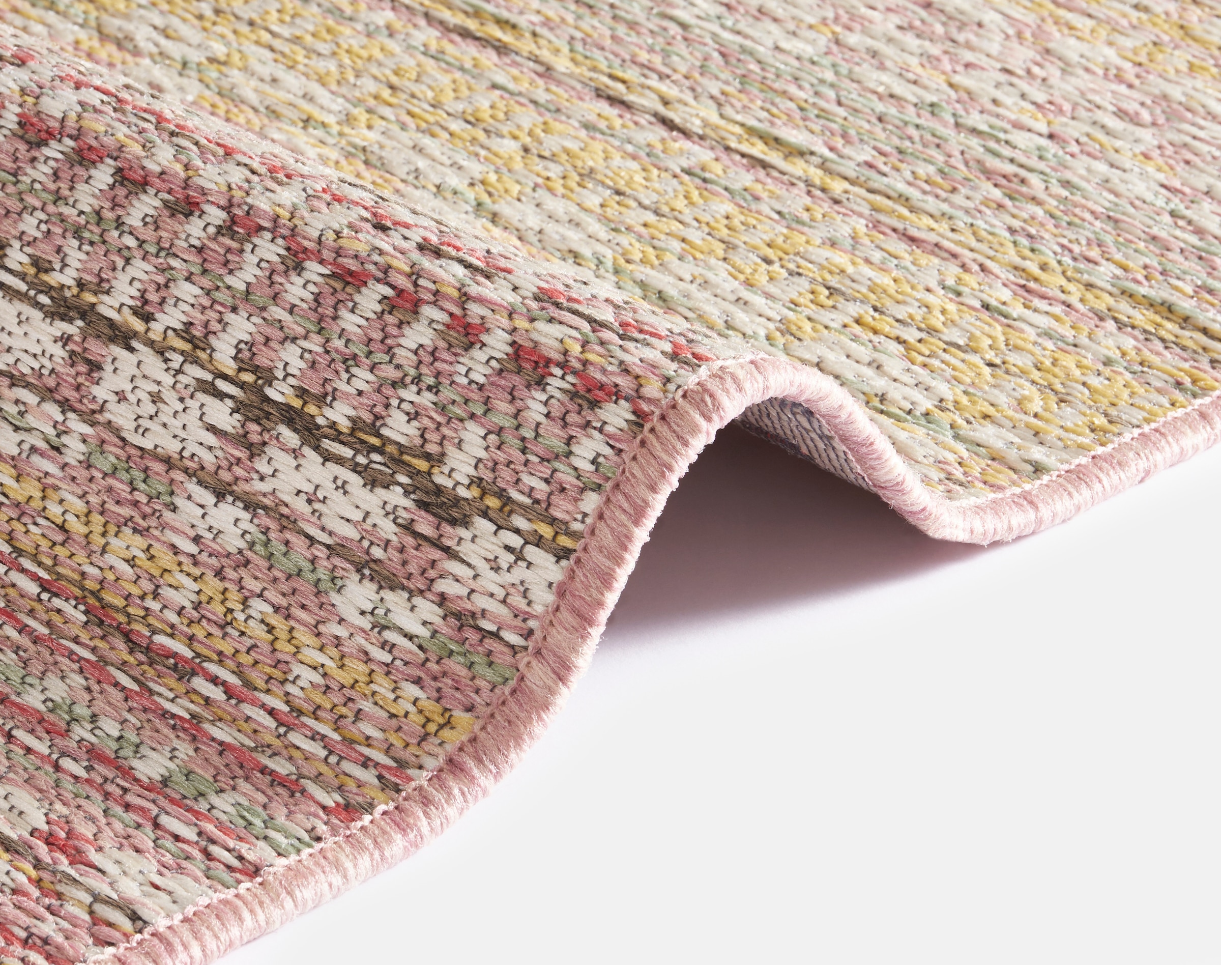 NORTHRUGS Teppich »Pine«, rechteckig, 7 mm Höhe, In-und Outdoor geeignet, Strapazierfähig und pflegeleicht, Flachgewebe