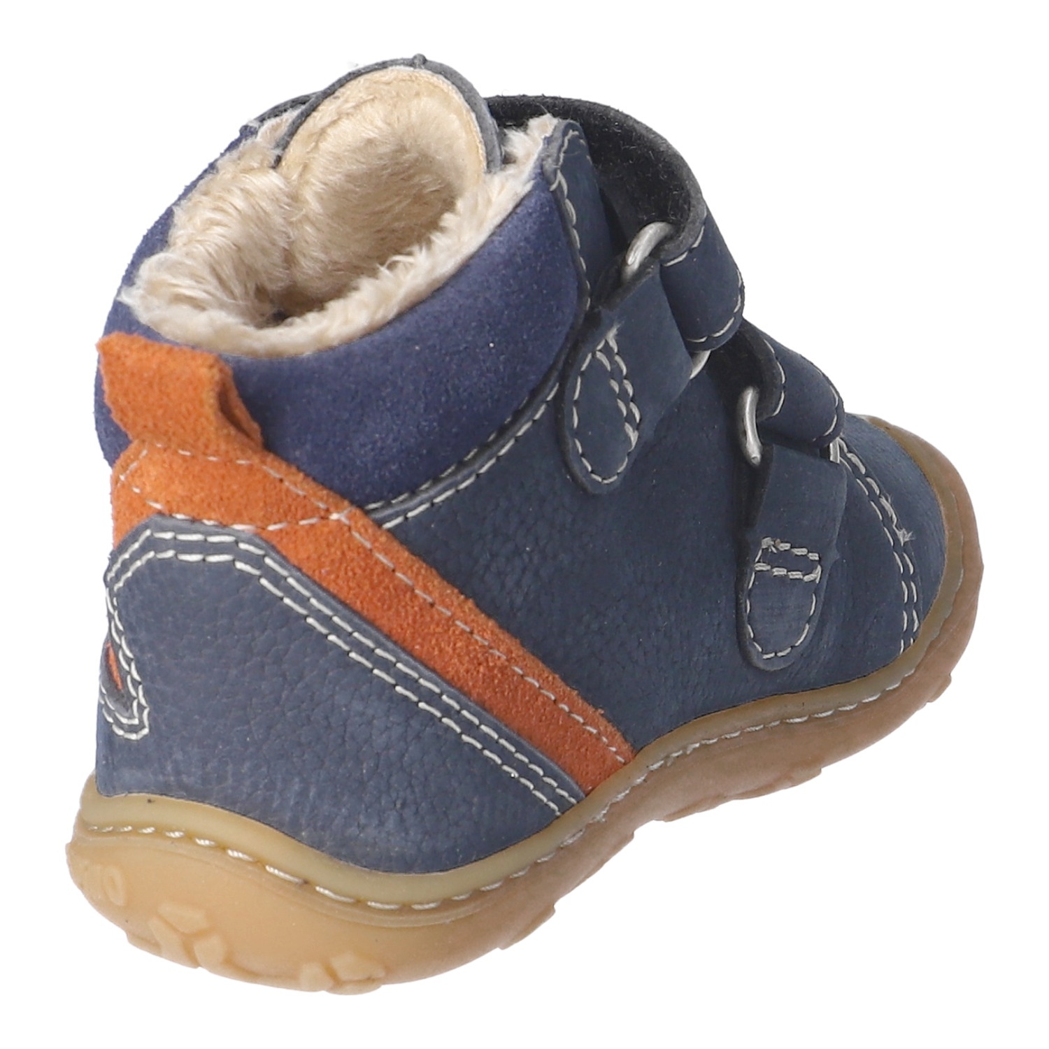 PEPINO by RICOSTA Lauflernschuh »GENO, WMS: mittel«  Babyschuh mit Kontrastnähten, Größenschablone zum Download