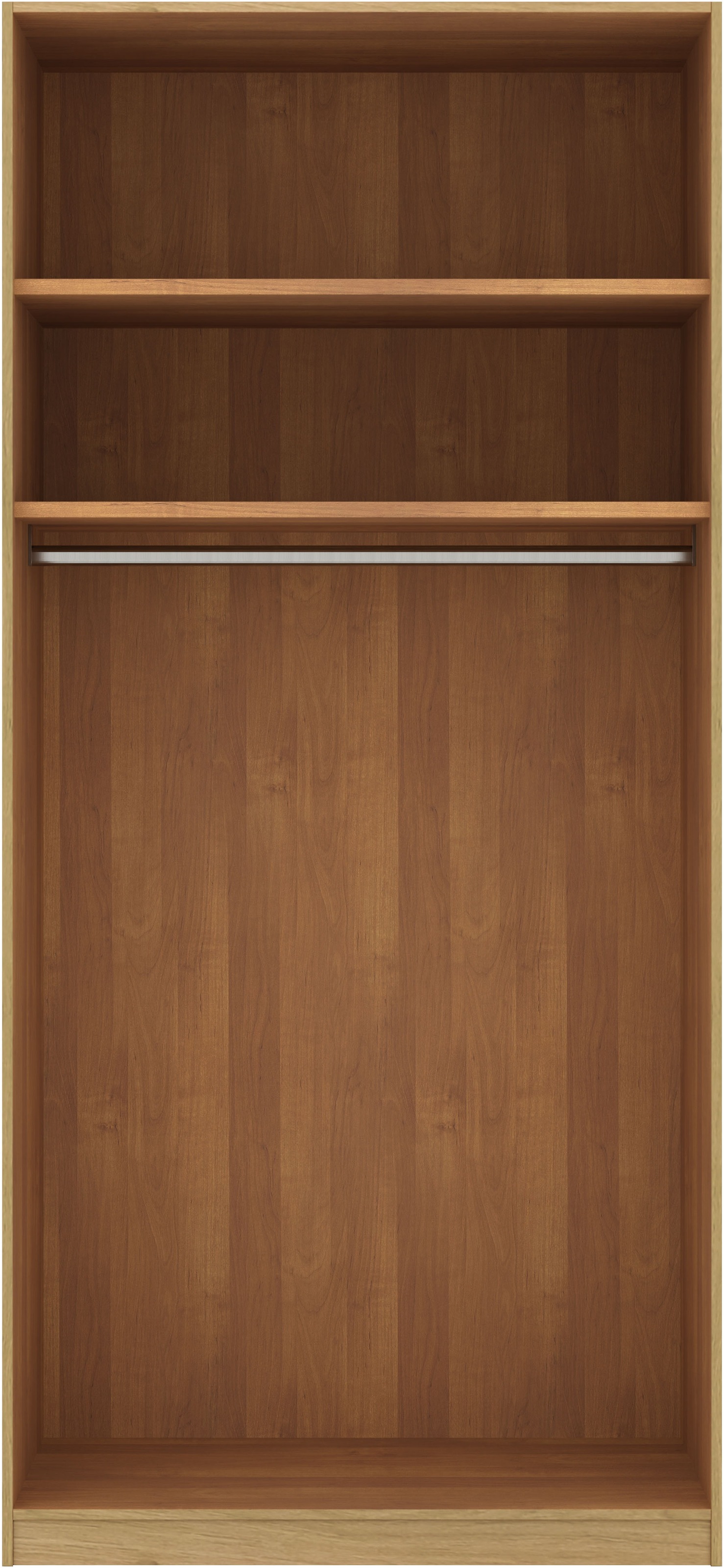 Musterring Drehtürenschrank »Savona, Kleiderschrank, Schrank, Garderobe, teilmassiv Eiche«, (mit Türdämpfern, mit Spiegel oder Glas, extra Böden, MADE IN GERMANY), Türen in Bianco-Eiche massiv, Spiegel-/Glastüren, verschiedene Größen