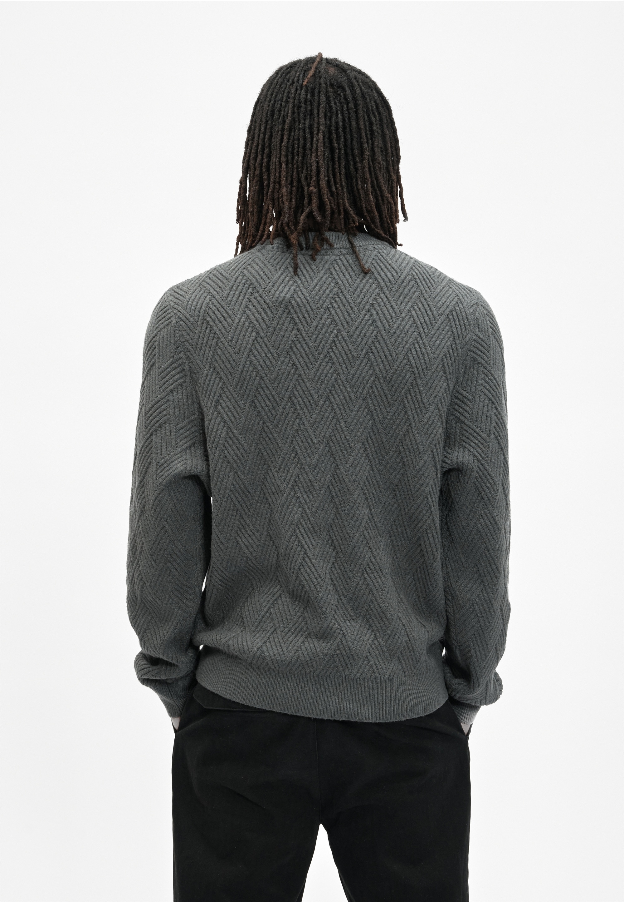 Cleptomanicx Strickpullover »Criss Cross« mit zeitlosem Design