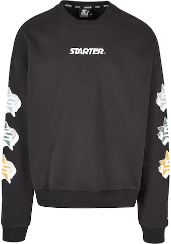 Rundhalspullover »Starter Black Label Herren Starter Star Sleeve Crewneck«, (1 tlg.)