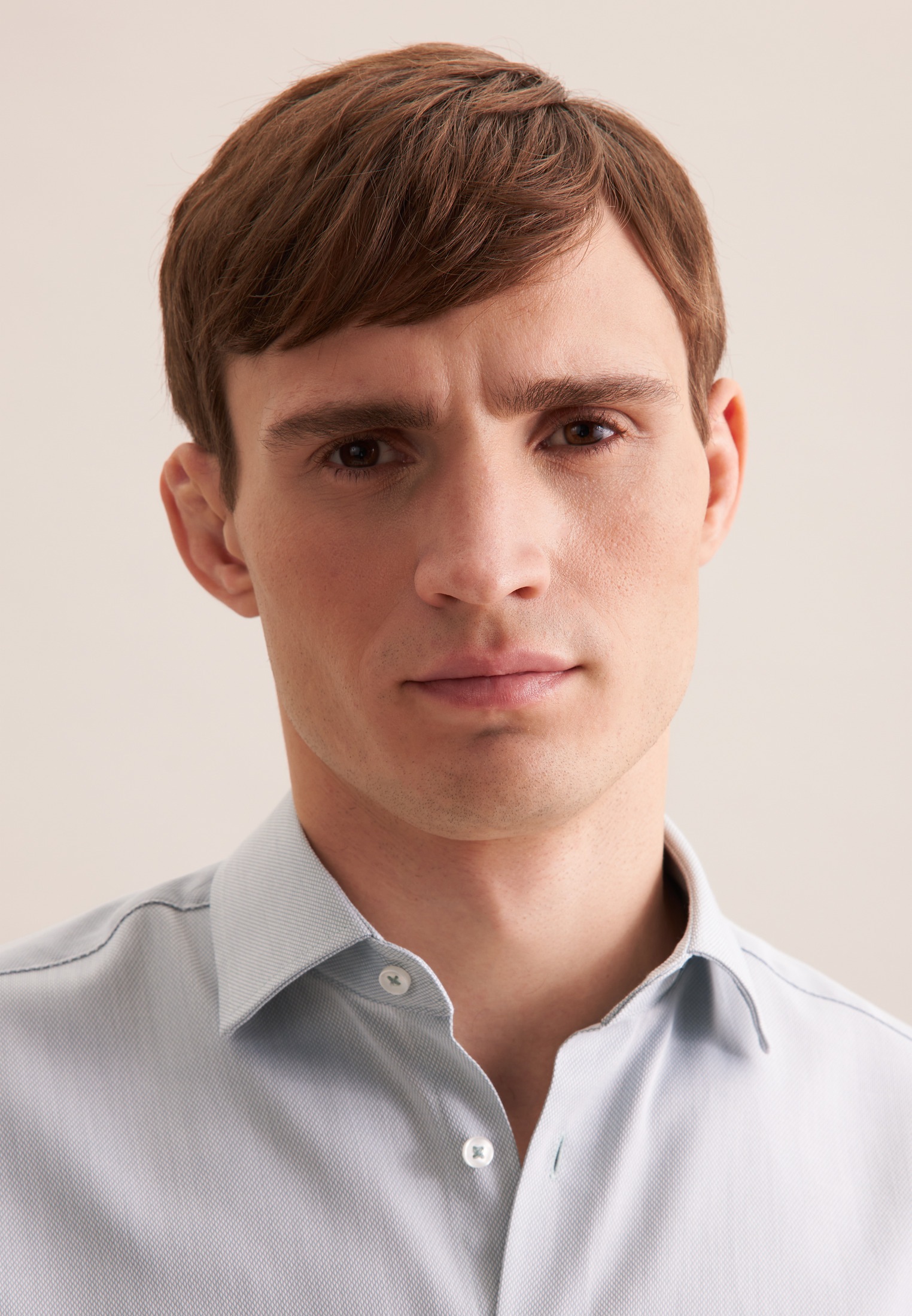 Thumbnail - seidensticker Businesshemd "Regular" Regular 1/1 Kentkragen Struktur