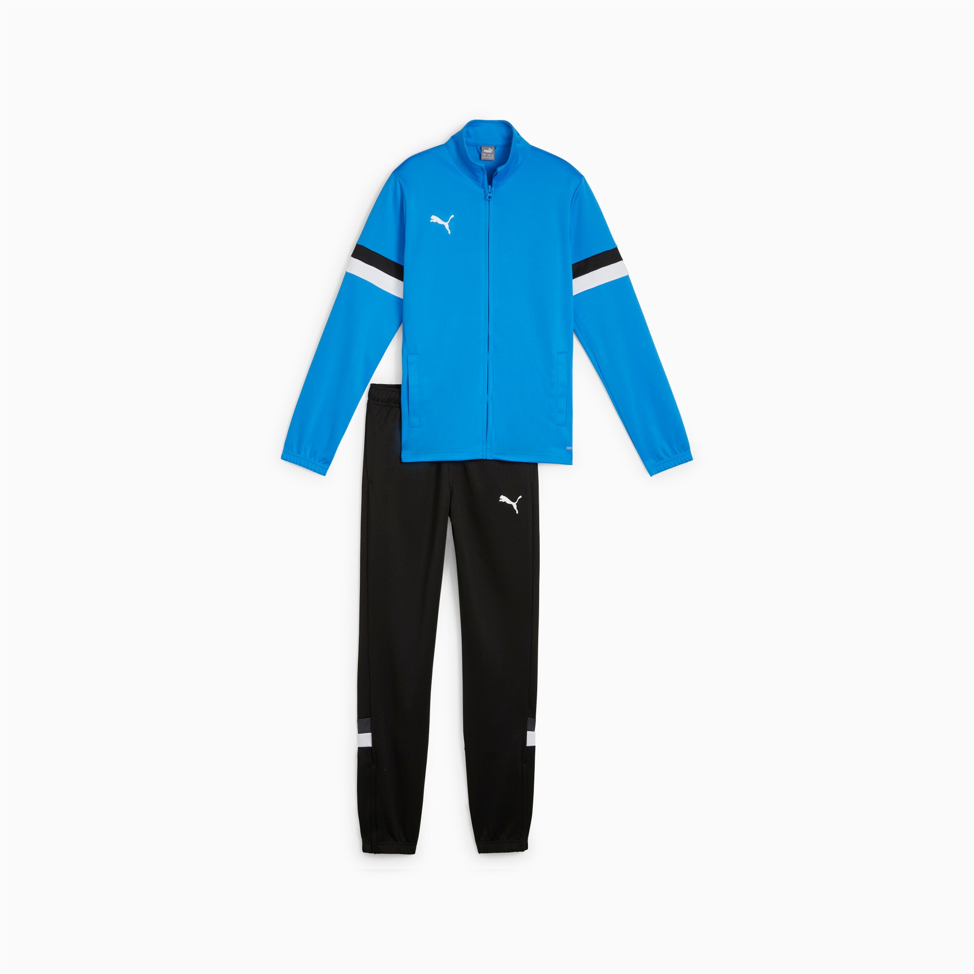 PUMA Trainingsanzug "TEAMRISE TRACKSUIT JR" 2 zweiteiliges Set, regular fit, für Jugendliche