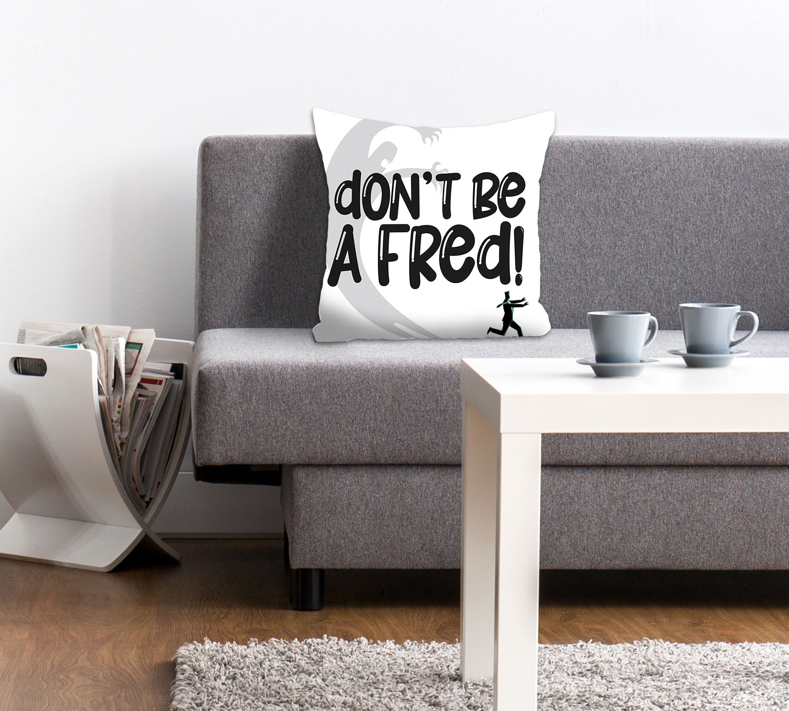 queence Dekokissen "dont be a Fred" Kissenhülle ohne Füllung, 1 Stück günstig online kaufen