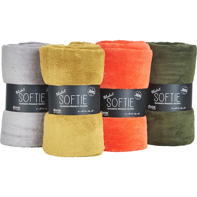 done.® Wohndecke »Softie«, Extra weiche Wohndecke aus softigem Teddy-Stoff,  Kuscheldecke kaufen | BAUR