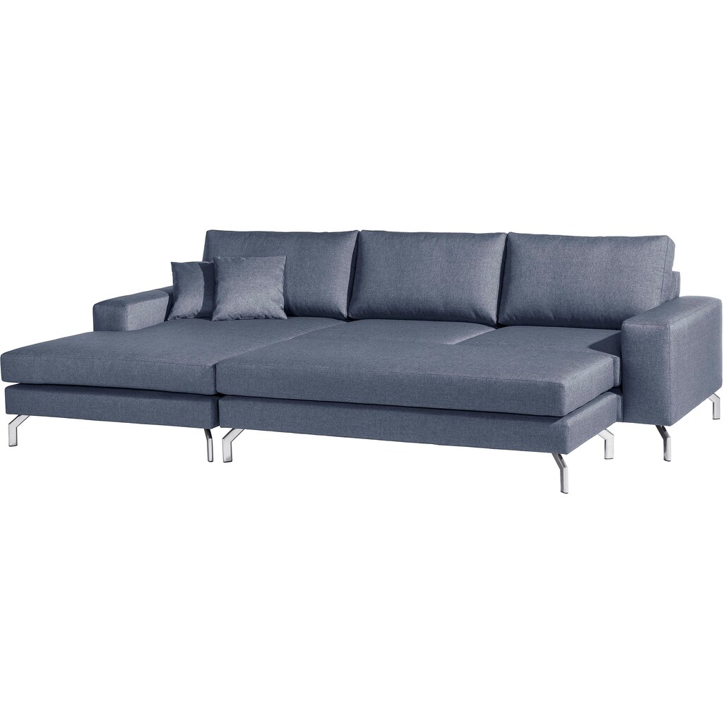 Max Winzer® Ecksofa »Flori«, (Spar-Set, Ecksofa und Hocker)