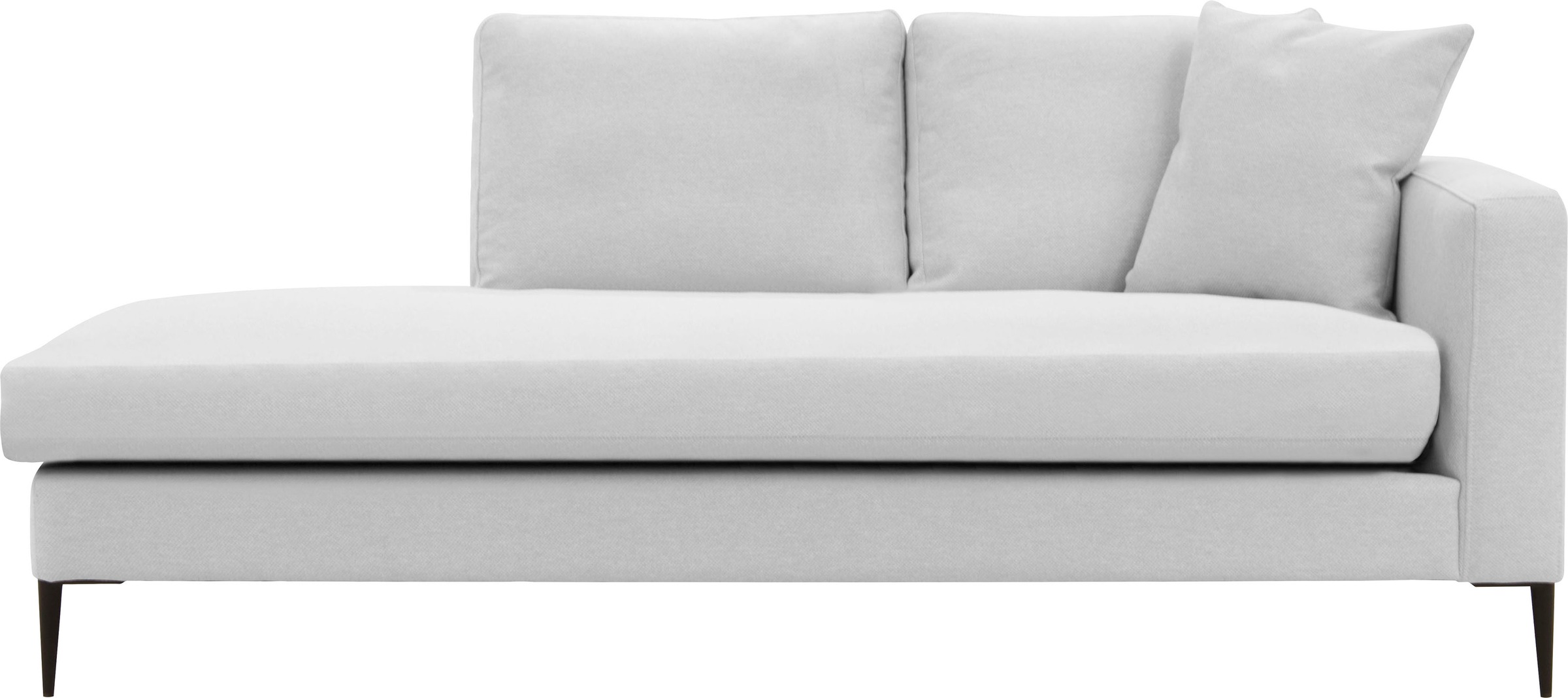 Home affaire Recamiere "Cozy Chaiselongue, Maße B/T/H: 195/97/80 cm" mit lo günstig online kaufen